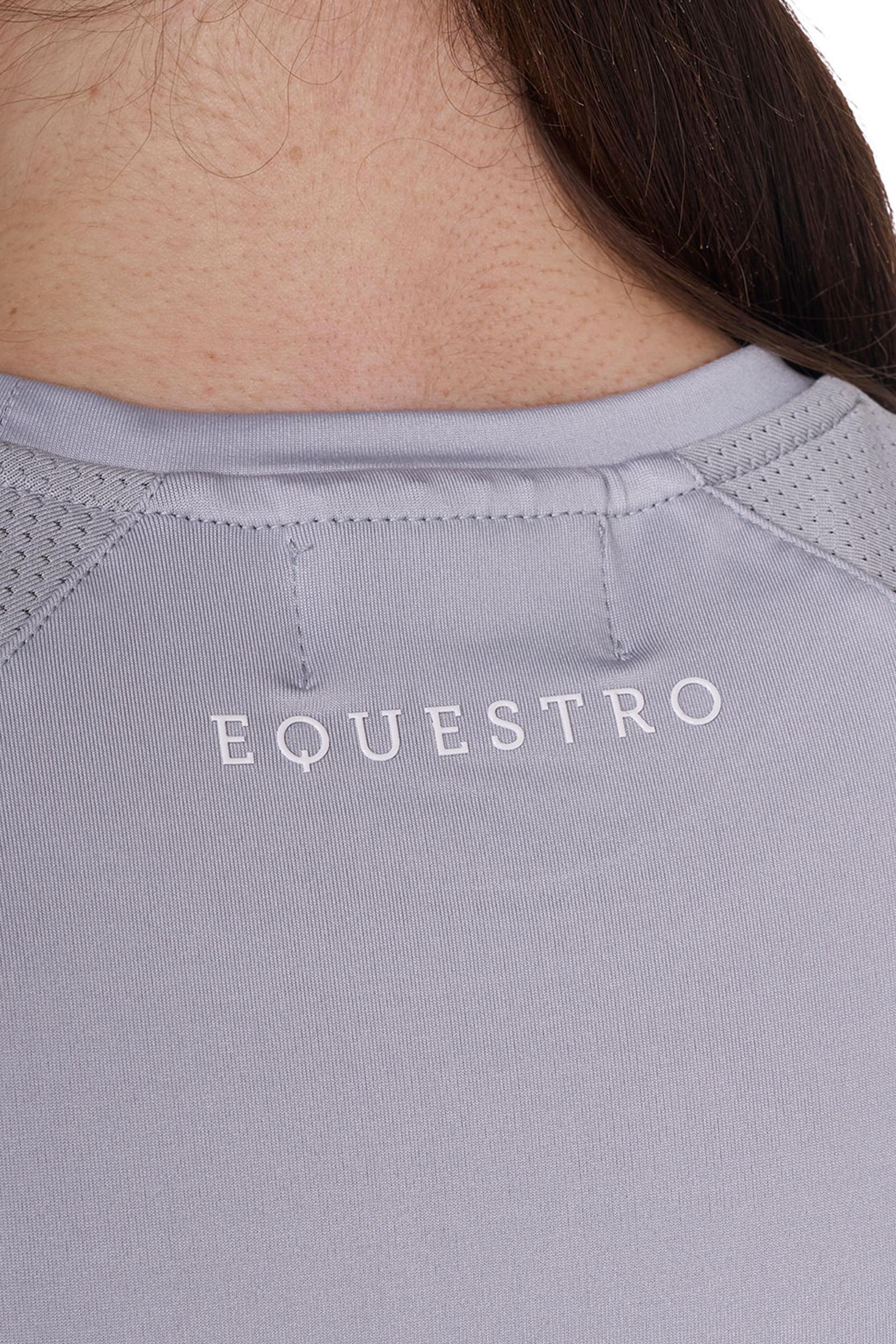 Equestro SS2026 T-shirt d'entra&icirc;nement technique slim femme  