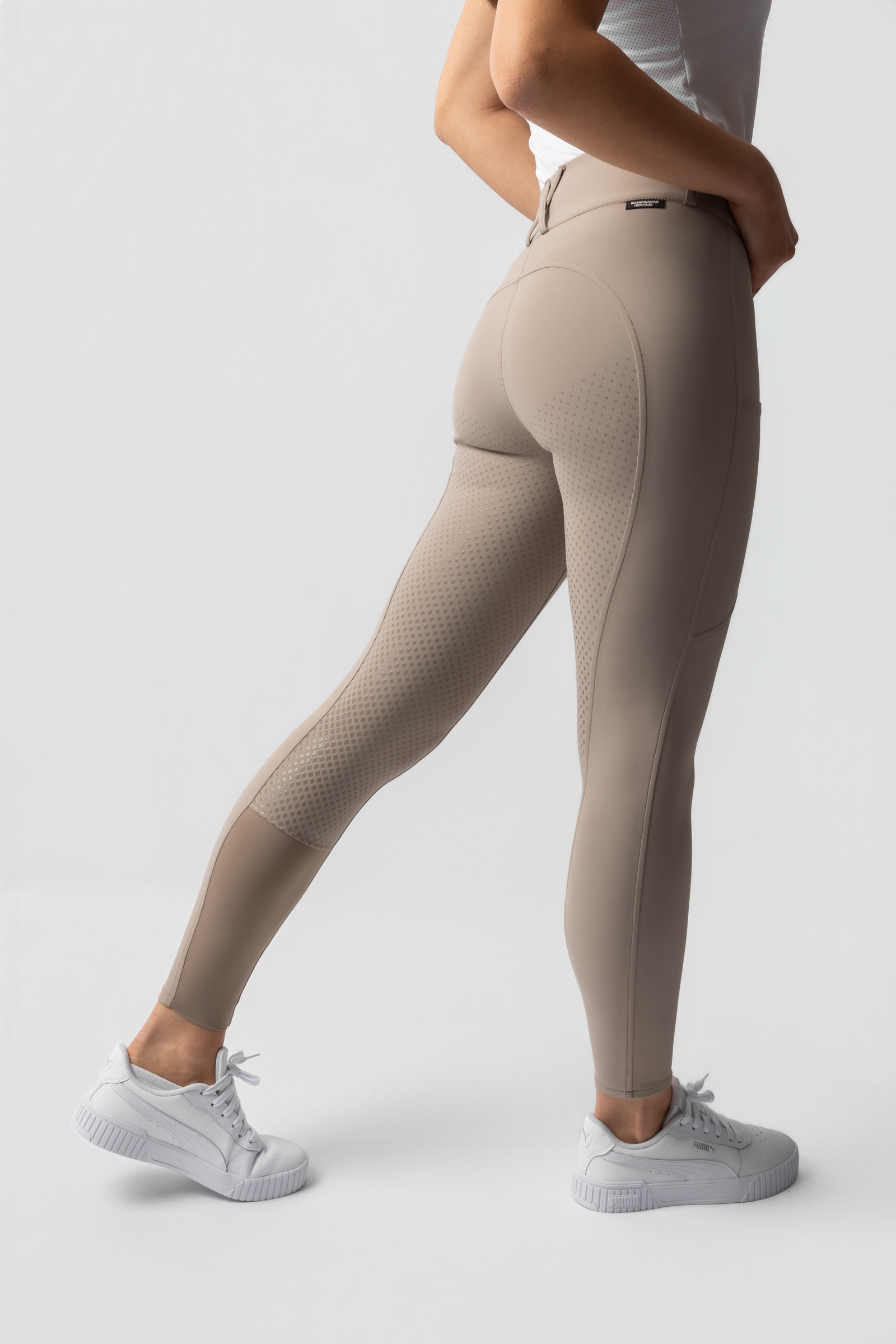 Horze Grand Prix Pro pantalon d&rsquo;&eacute;quitation femme full grip UPF 50+