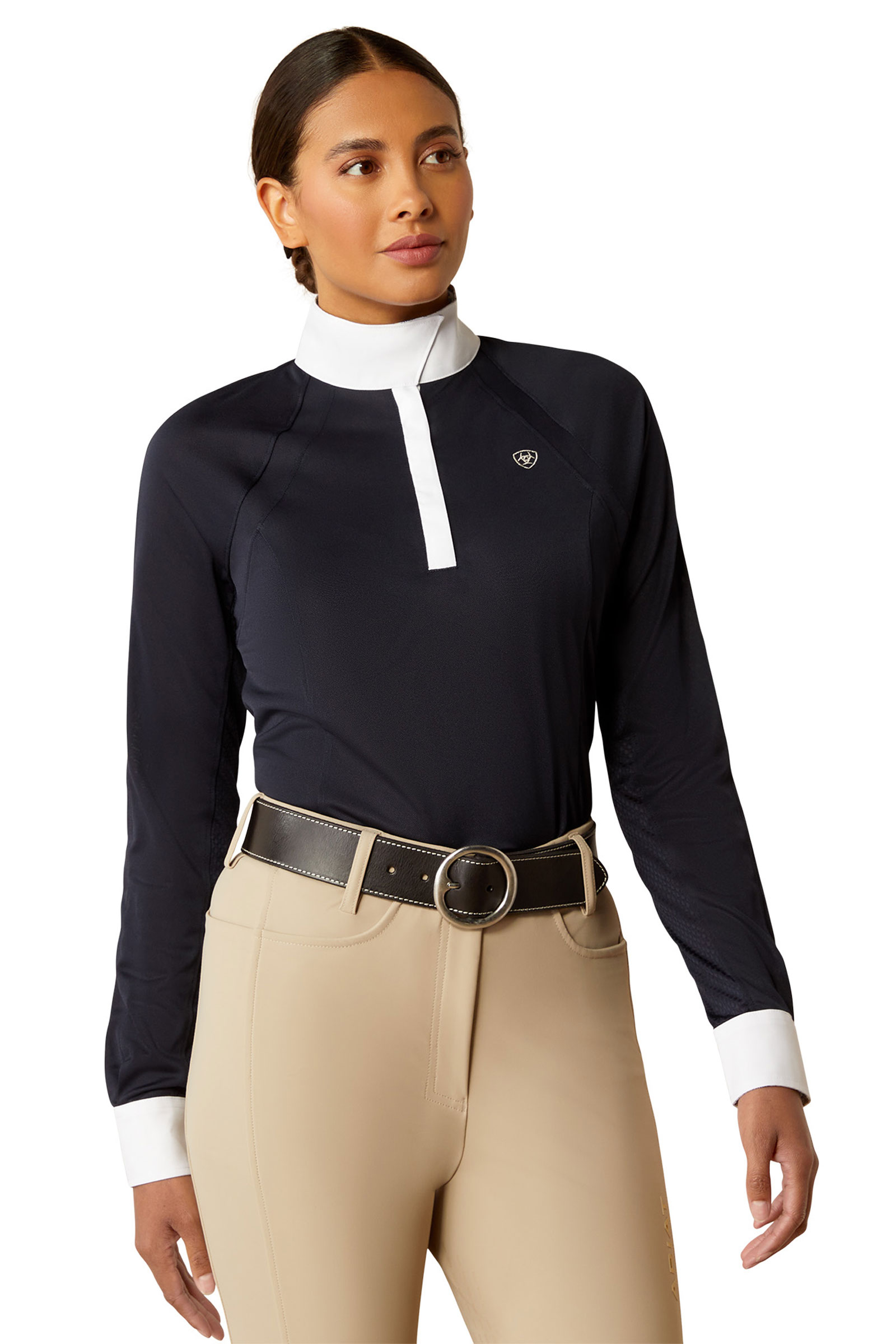 Navy Ariat Sunstopper 3.0 Pro chemise de concours pour femme