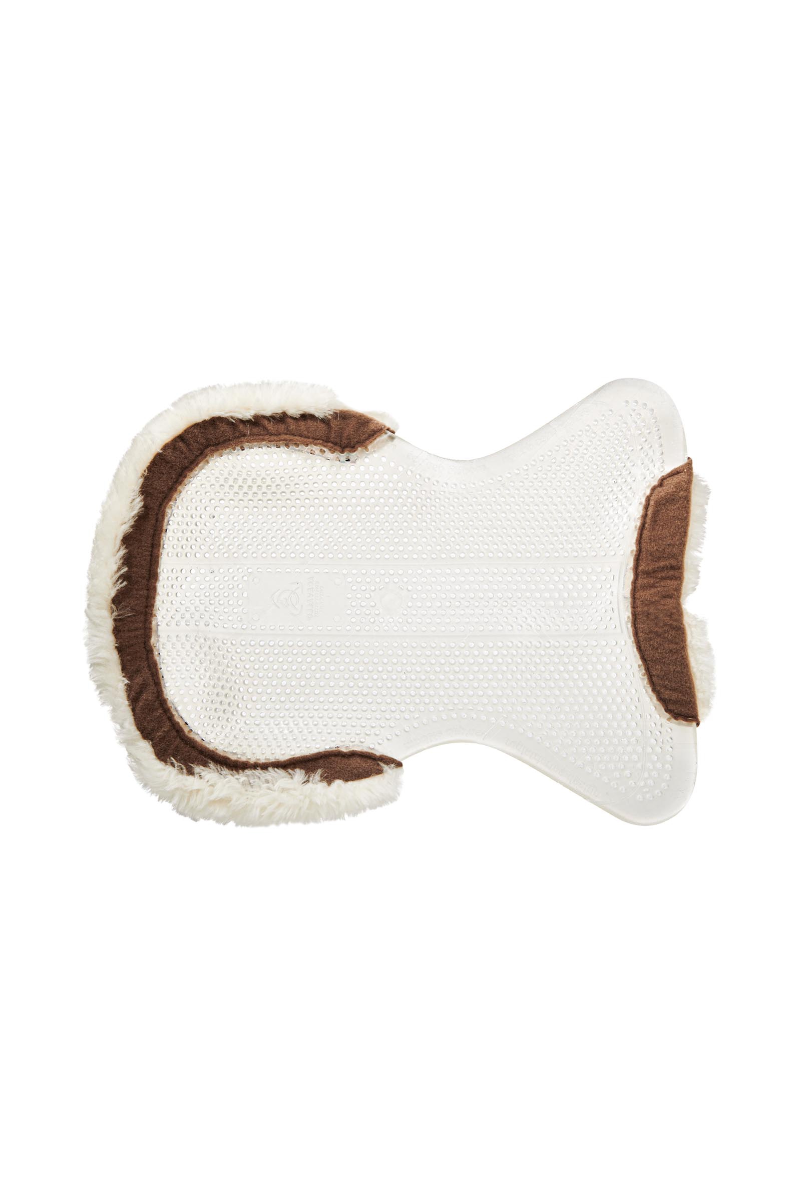 Acavallo Gel antid&eacute;rapant Classic poney avec schaffell demi-d&eacute;coupe plat