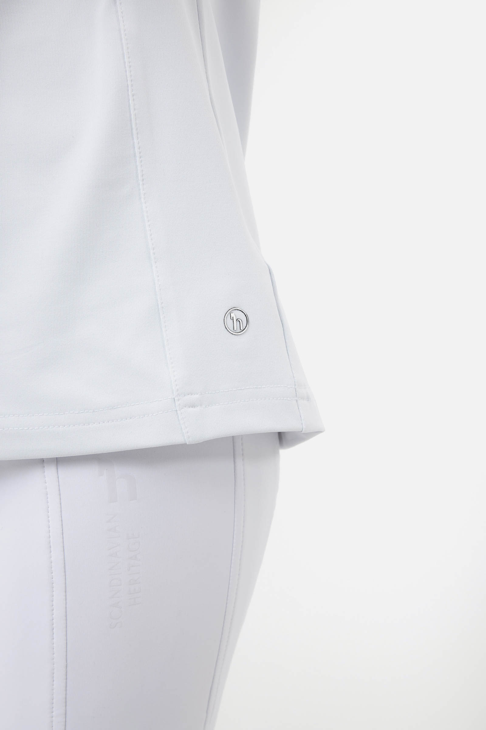 Horze Young Rider Louisa chemise de concours avec empi&egrave;cements en mesh