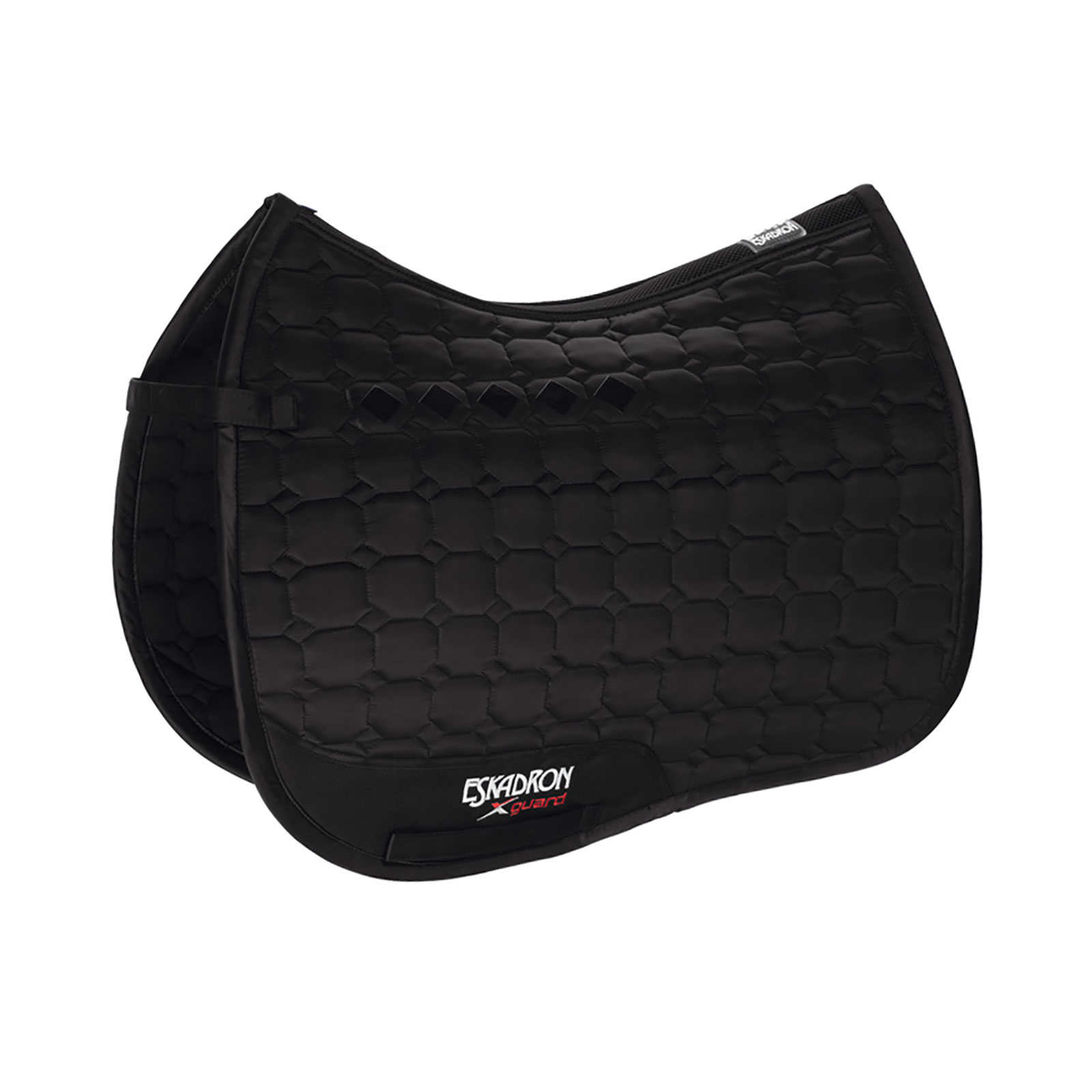 Black Tapis de selle Eskadron GLOSSY COMPACT, dressage