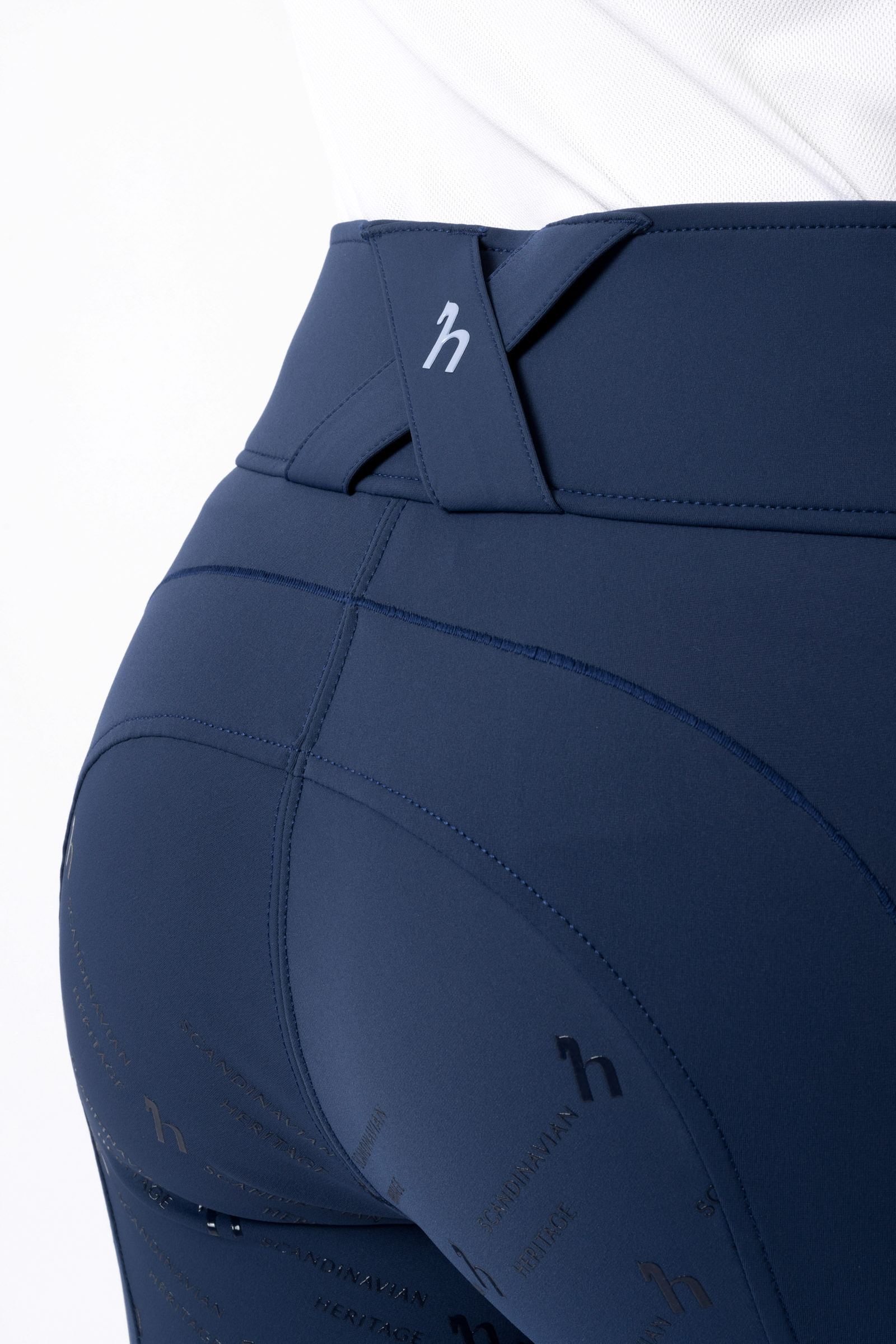 Pantalon d'&eacute;quitation fond int&eacute;gral grip fonctionnel Horze Camille, femme