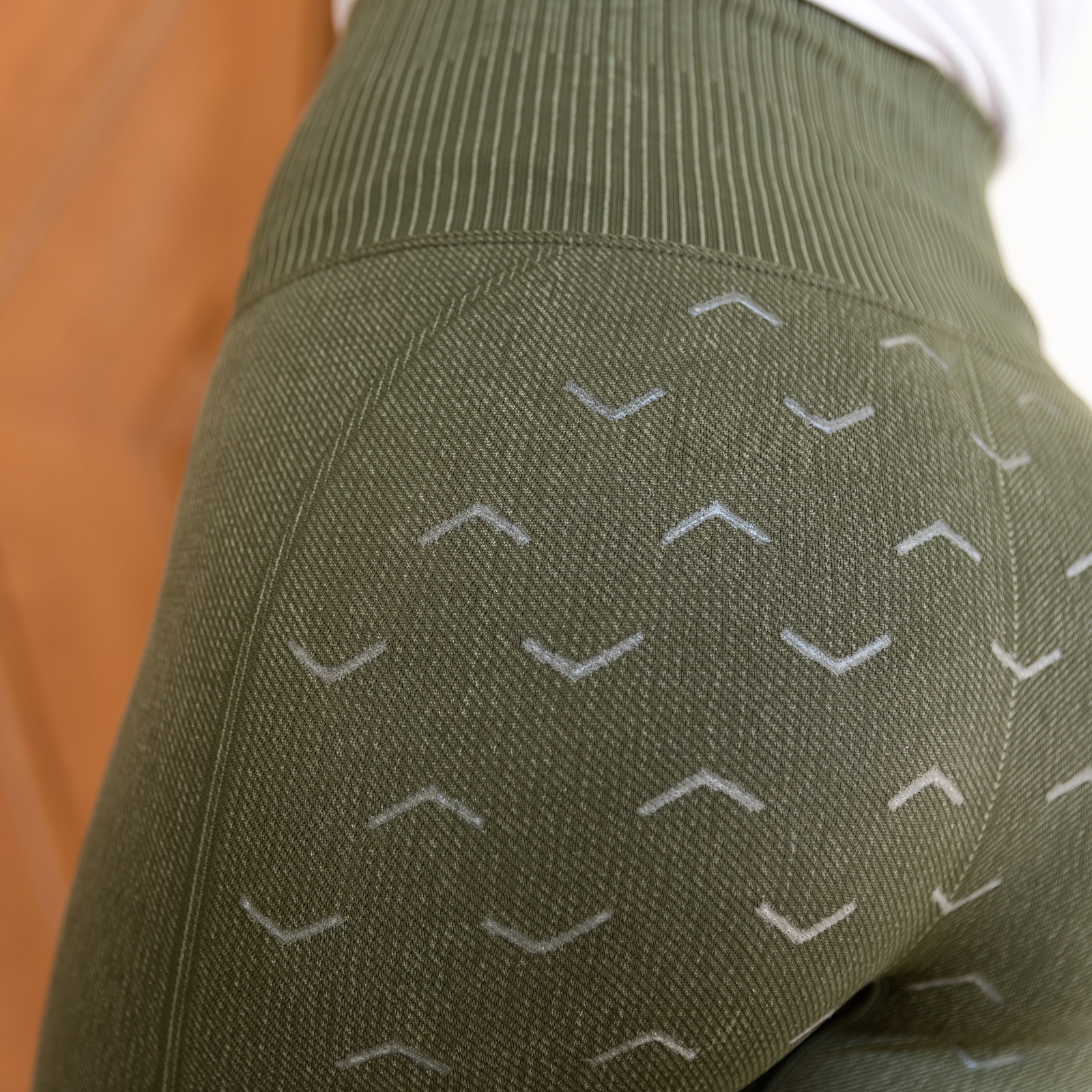 Leggings d'équitation sans couture fond intégral silicone Horze Vanessa, femme