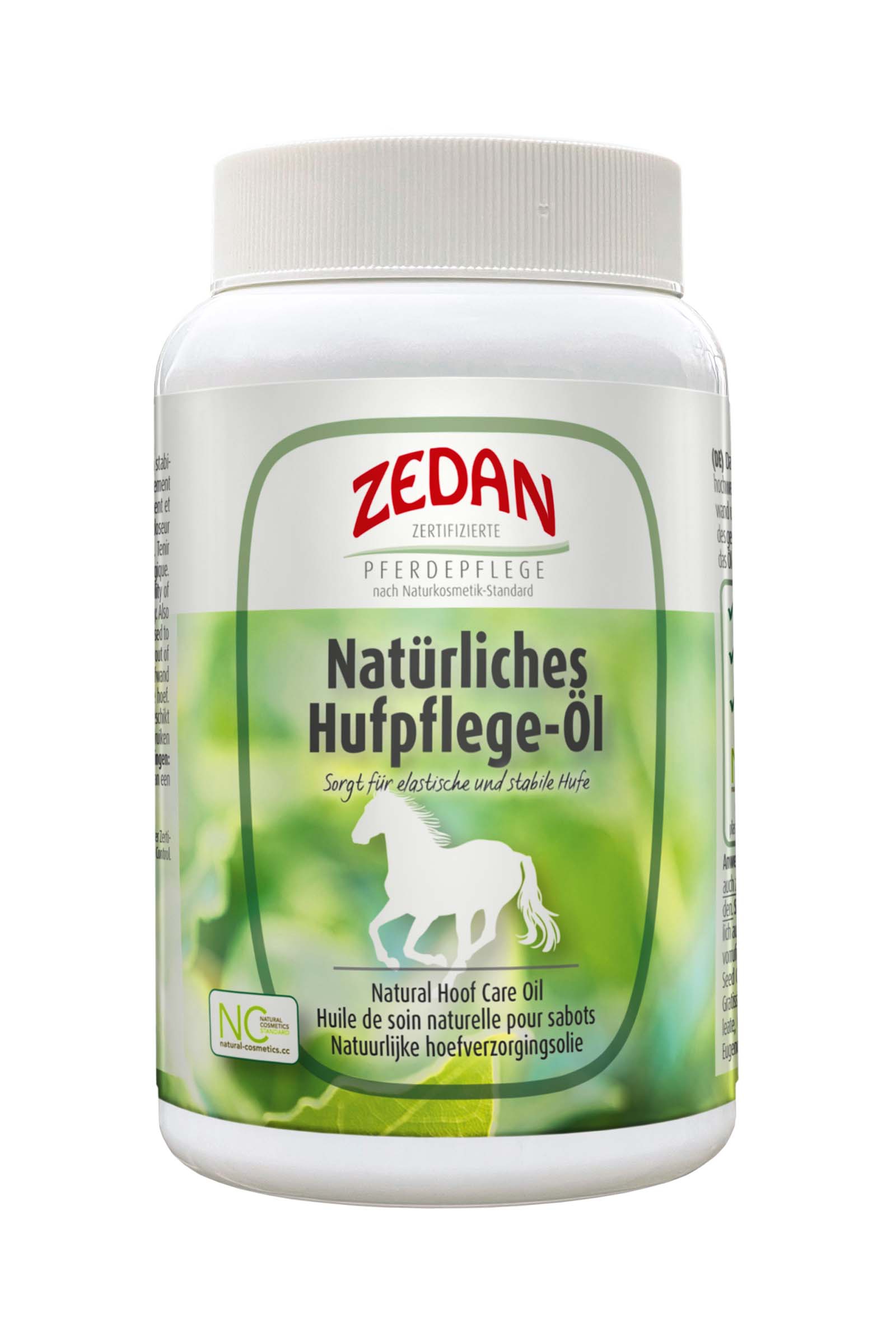Zedan Huile de soin naturelle pour sabots, 500ml