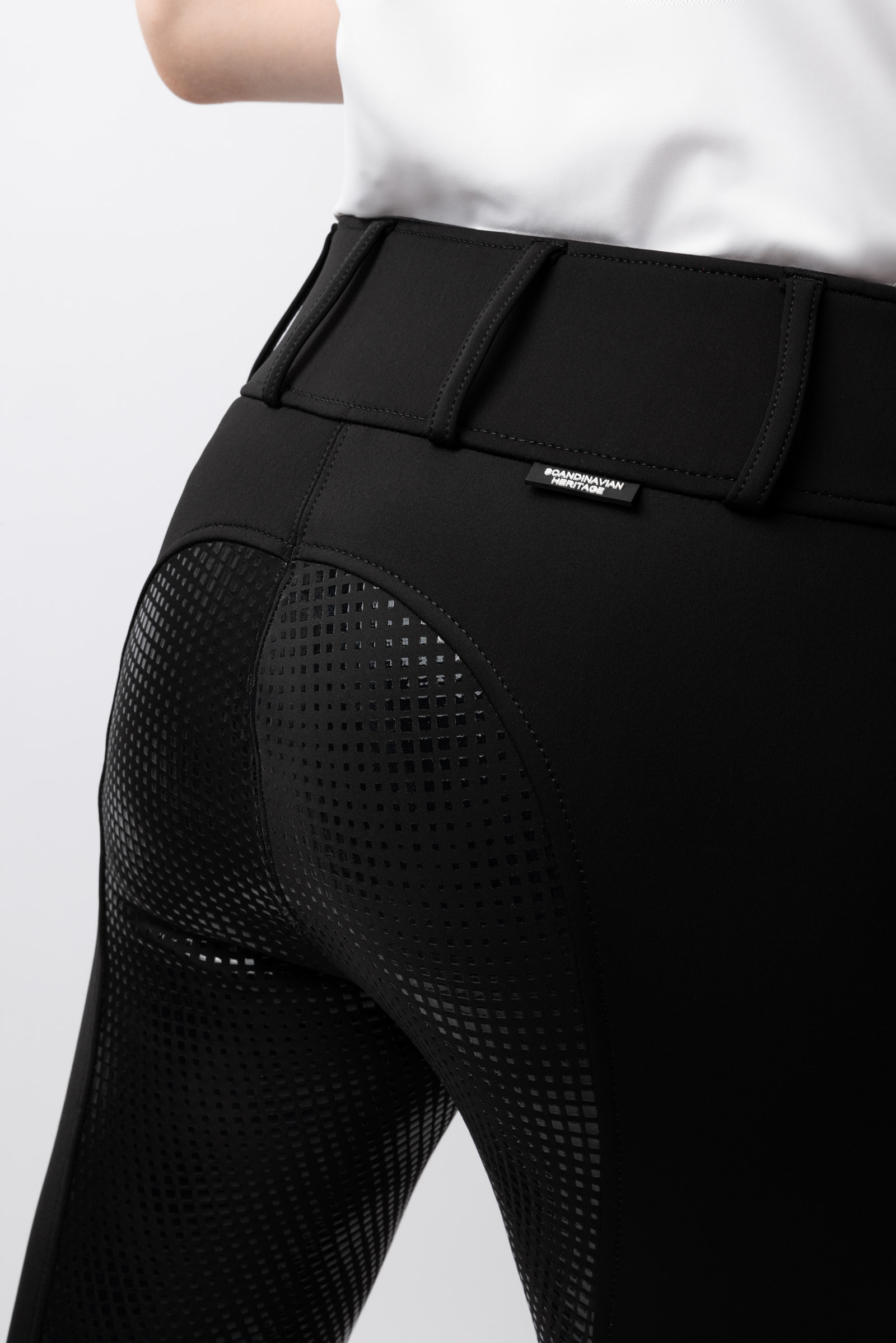 Pantalon d'équitation Thermo Horze Grand Prix avec fond peau silicone, femme