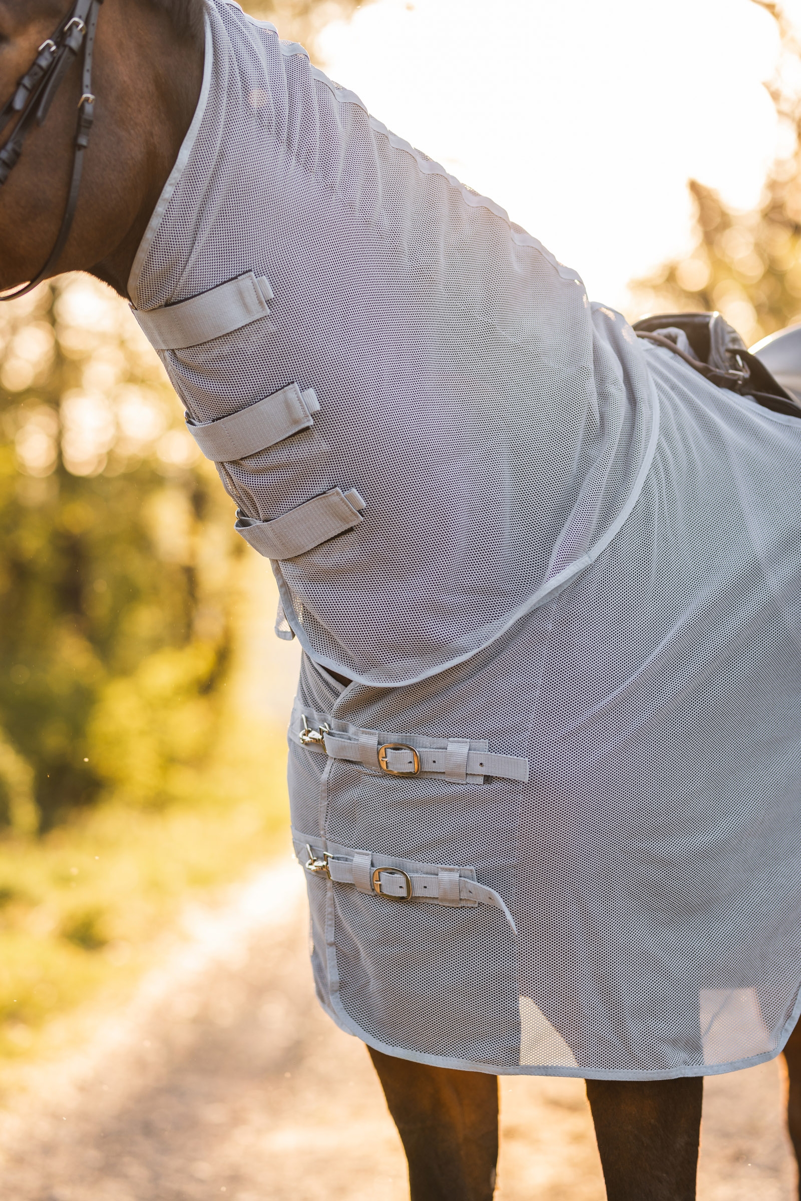 Chemise couverture anti-mouches Horze Orleans Quarter pour travail monté