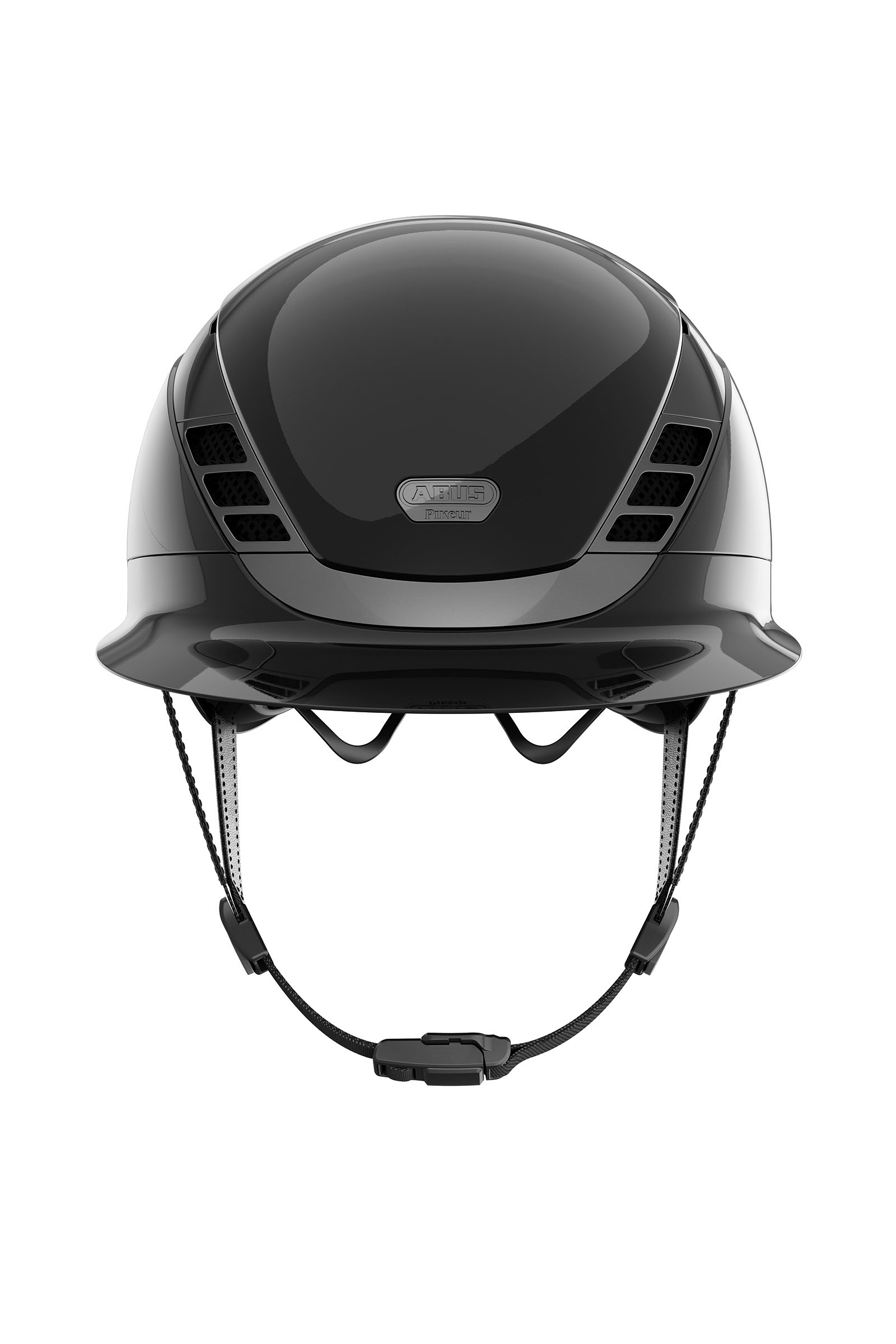 Abus Pikeur AirLuxe Chrome Casque d'équitation à visière longue