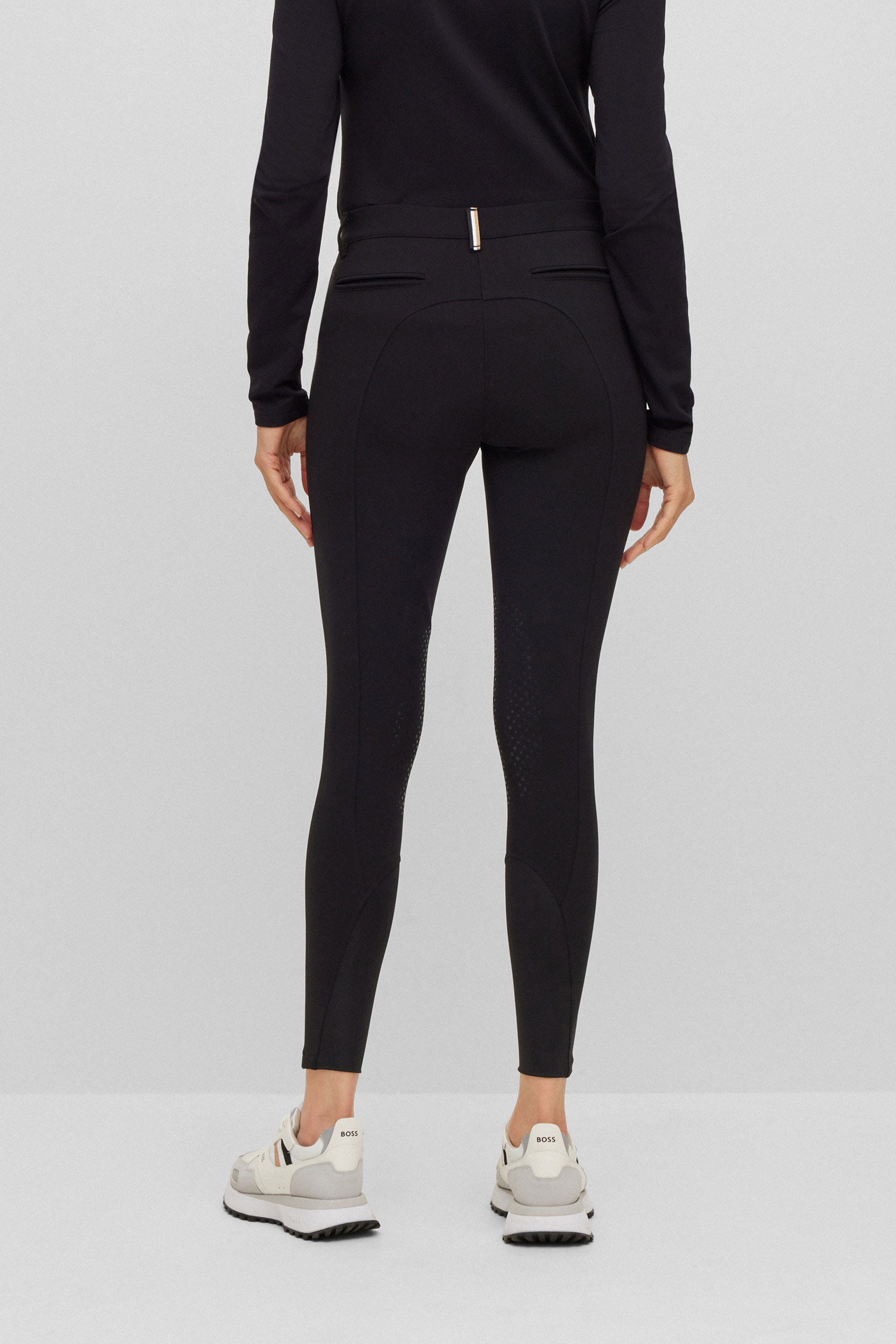 BLACK Pantalon d'&eacute;quitation Boss Hazel pour femmes
