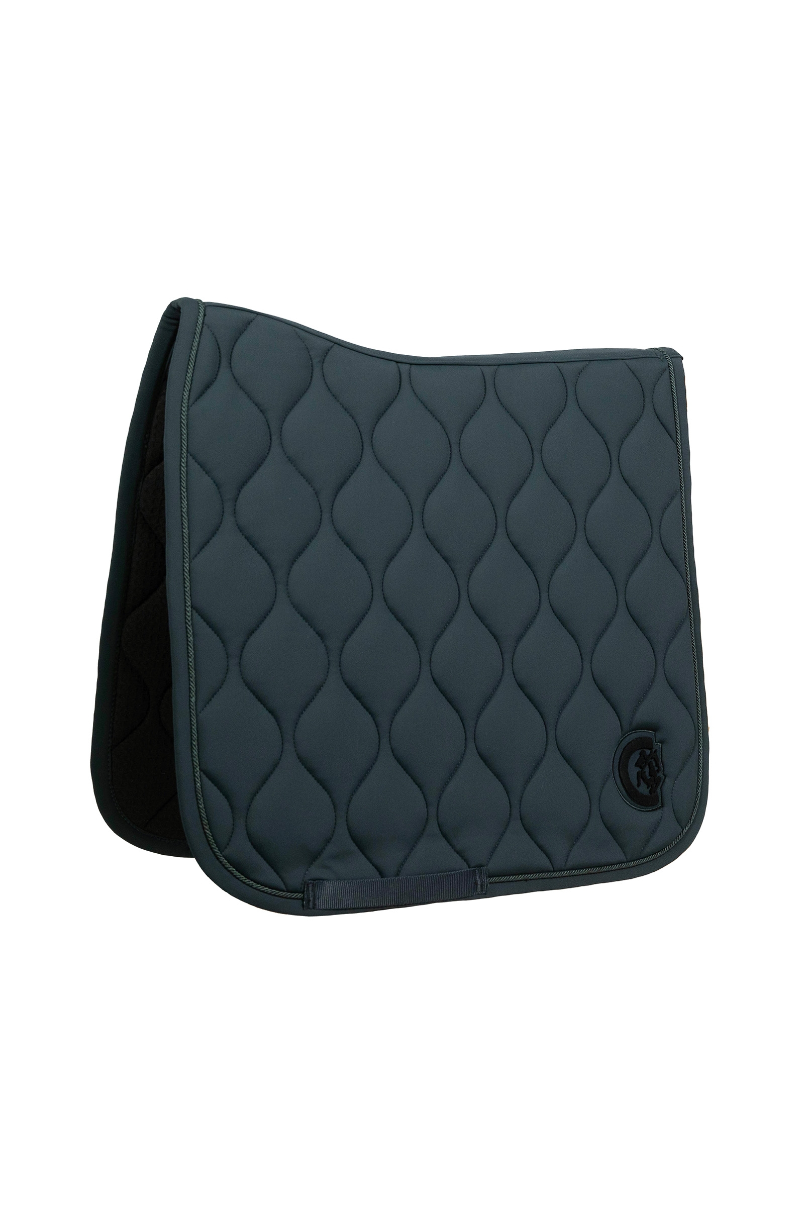 pine green Tapis de selle Kentucky Horsewear Wave Logo 3D Dressage