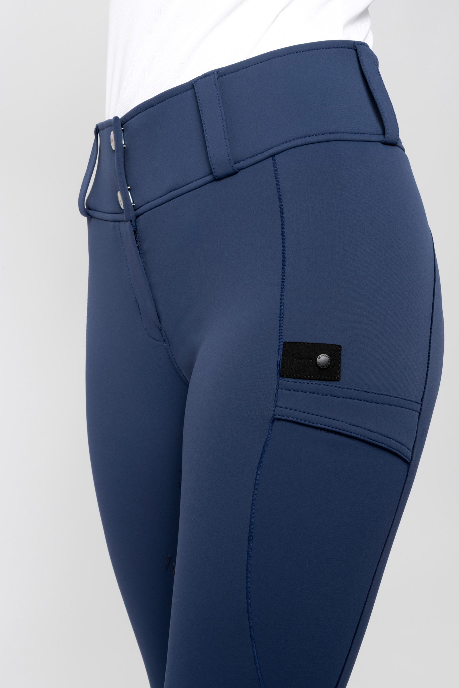 Pantalon d'&eacute;quitation fond int&eacute;gral grip fonctionnel Horze Camille, femme