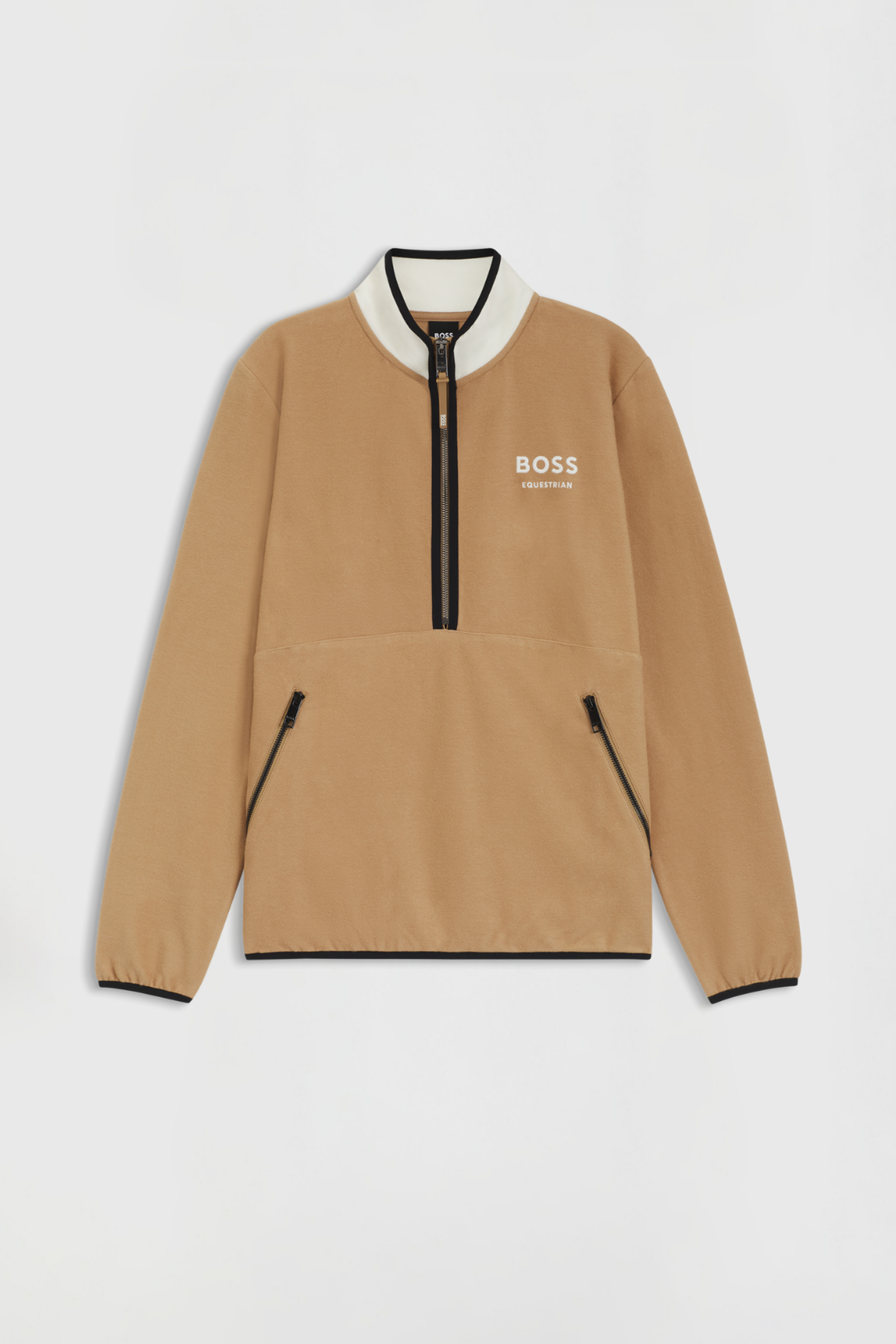 Boss Fedora Felpa femme demi-zip