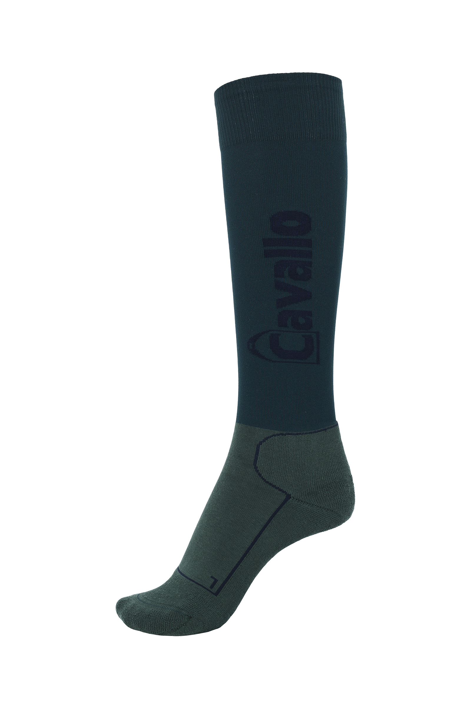Fir green/ navy Cavallo CavalSimo Chaussettes ergonomiques avec une tige fine