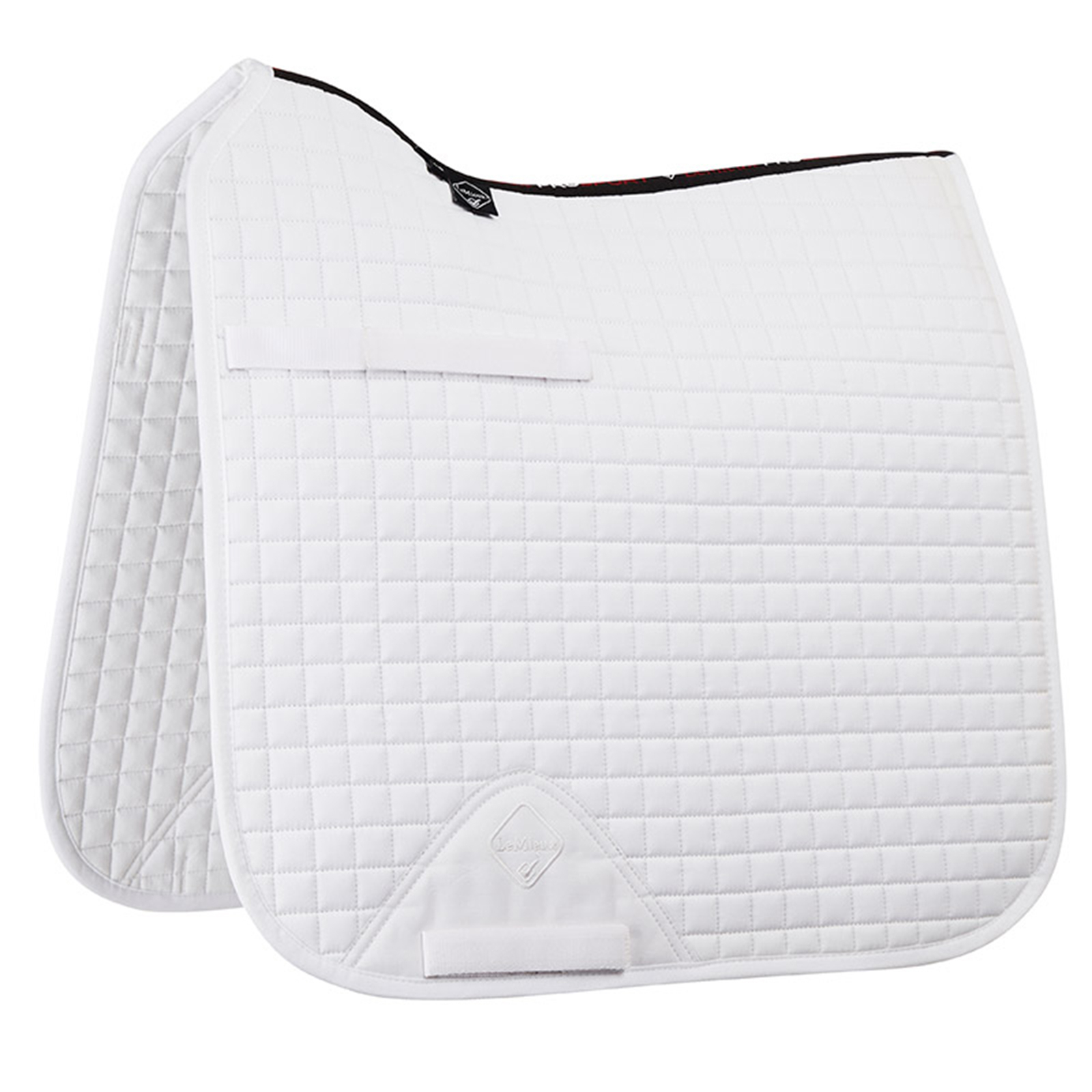 Tapis de selle de Dressage coton LeMieux, Longue lanière