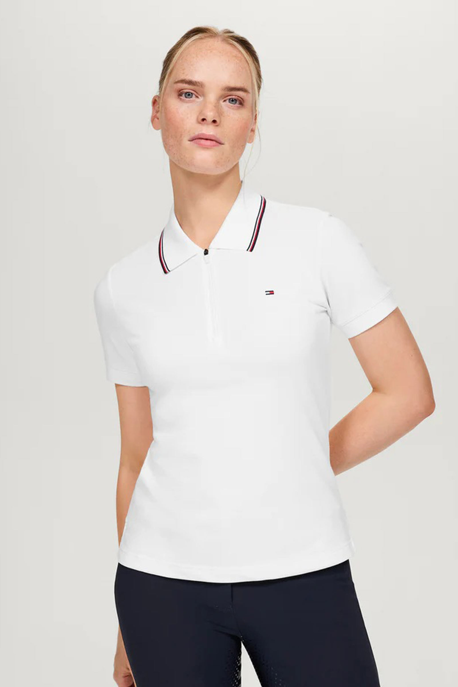 Tommy Hilfiger Equestrian Camden polo zipp&eacute; pour femme
