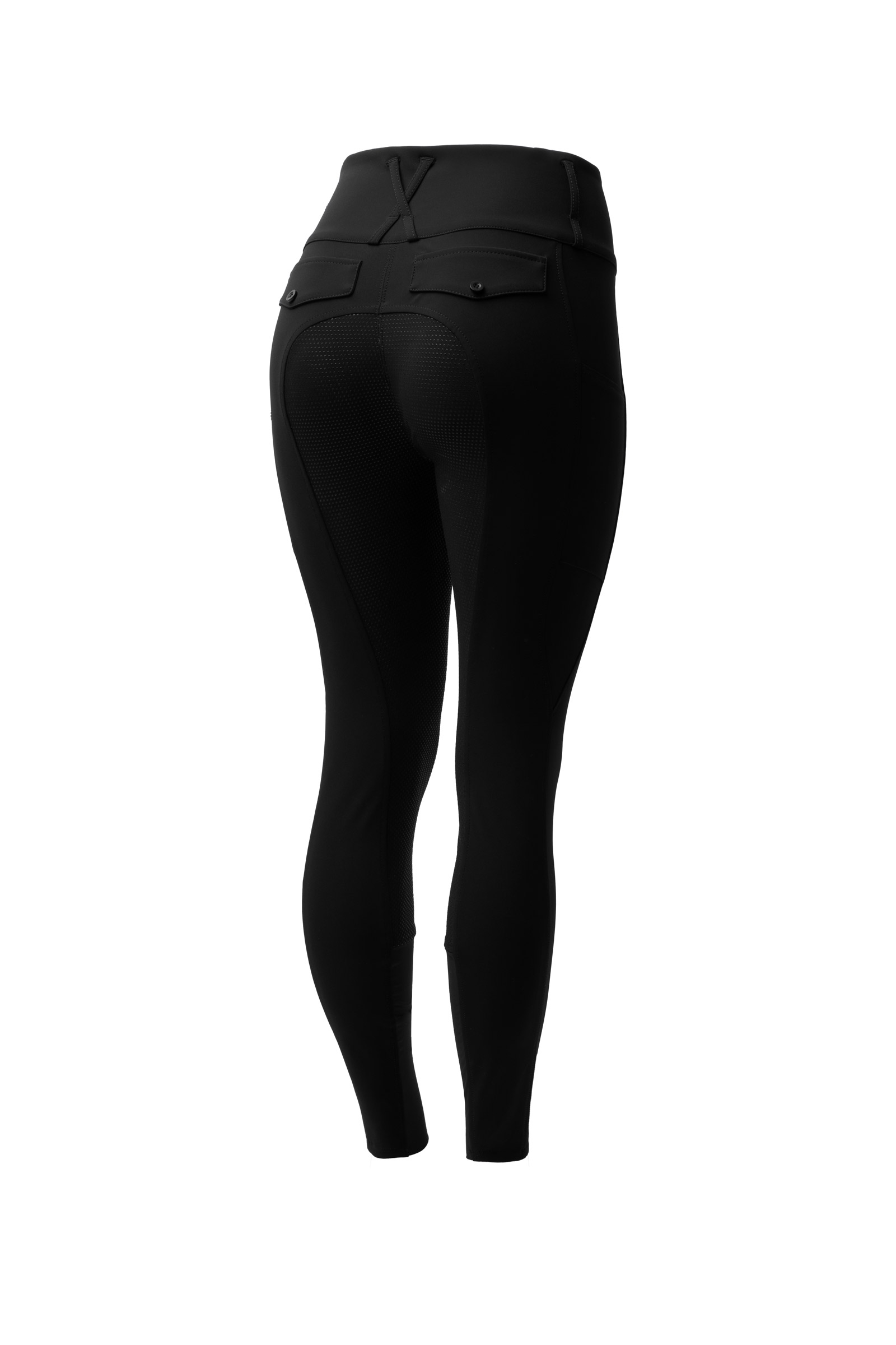 Black Horze Leonie pantalon d'équitation femme à fond intégral en silicone UPF 40+