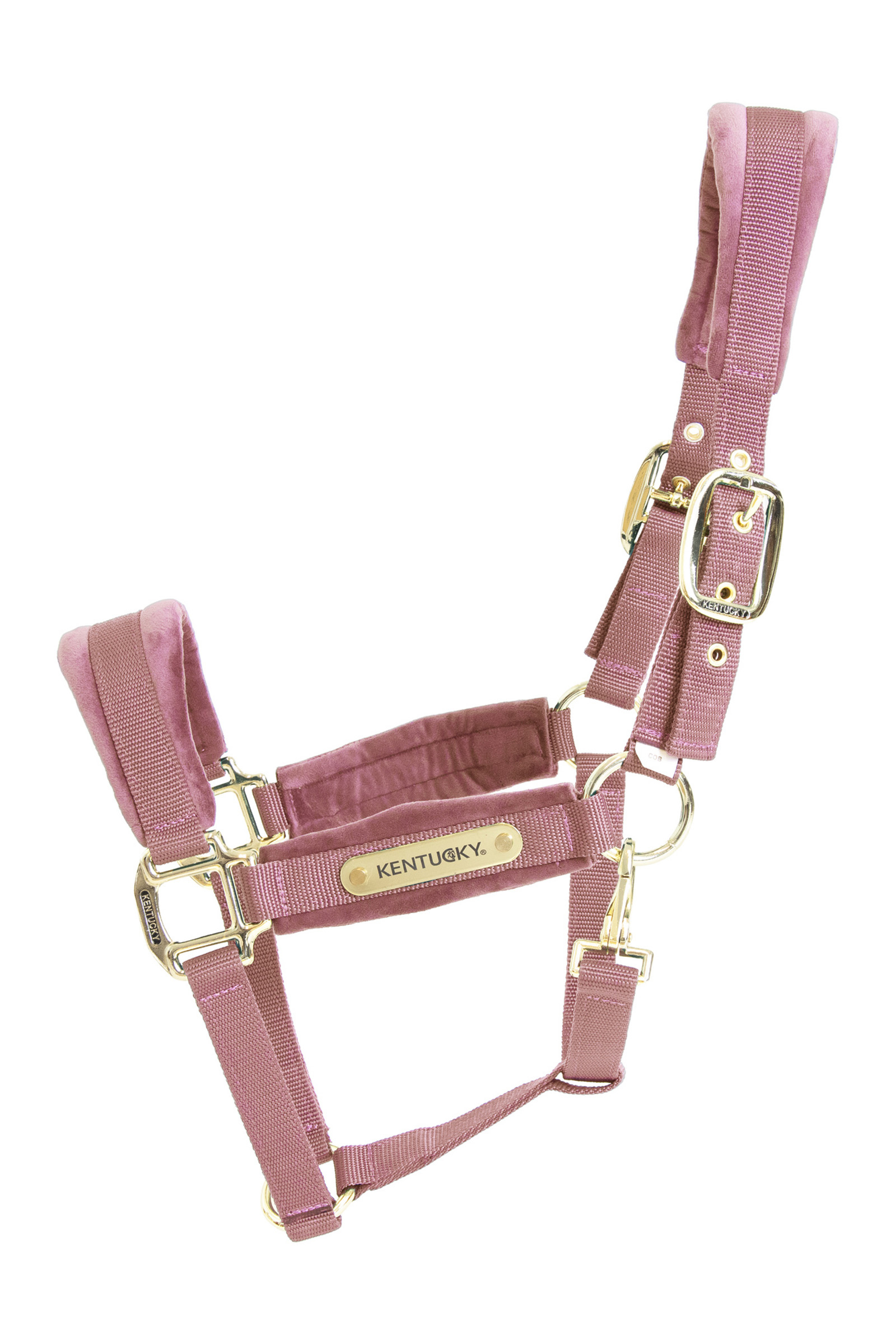 Light Pink Kentucky Horsewear Velvet Licol