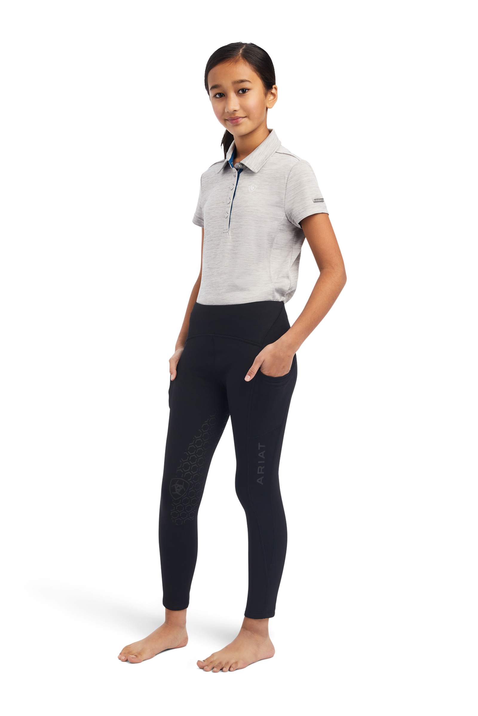 Ariat Venture Thermal Leggings enfant thermiques avec demi-grip