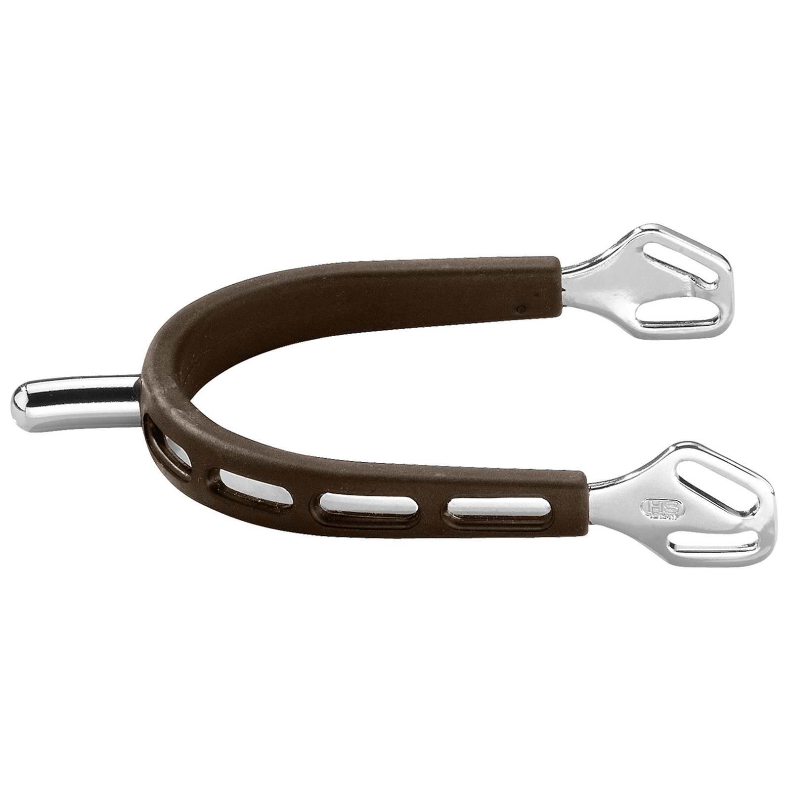 Éperons Sprenger Ultra Fit partie adhérente Marron, Acier Inox, à cylindre arrondi