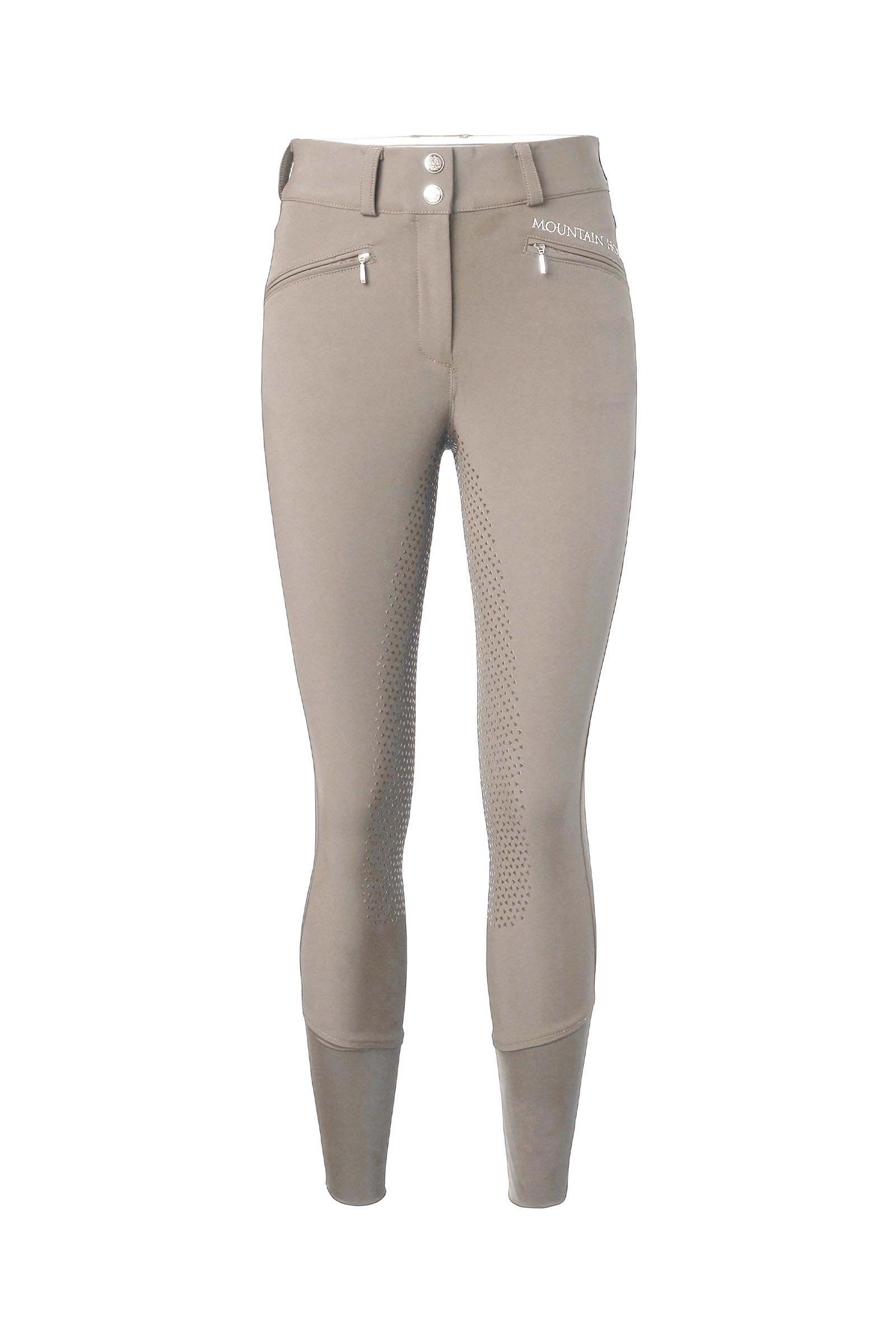 Plaza Taupe light brown Mountain Horse Diana pantalon d&rsquo;&eacute;quitation femme full grip