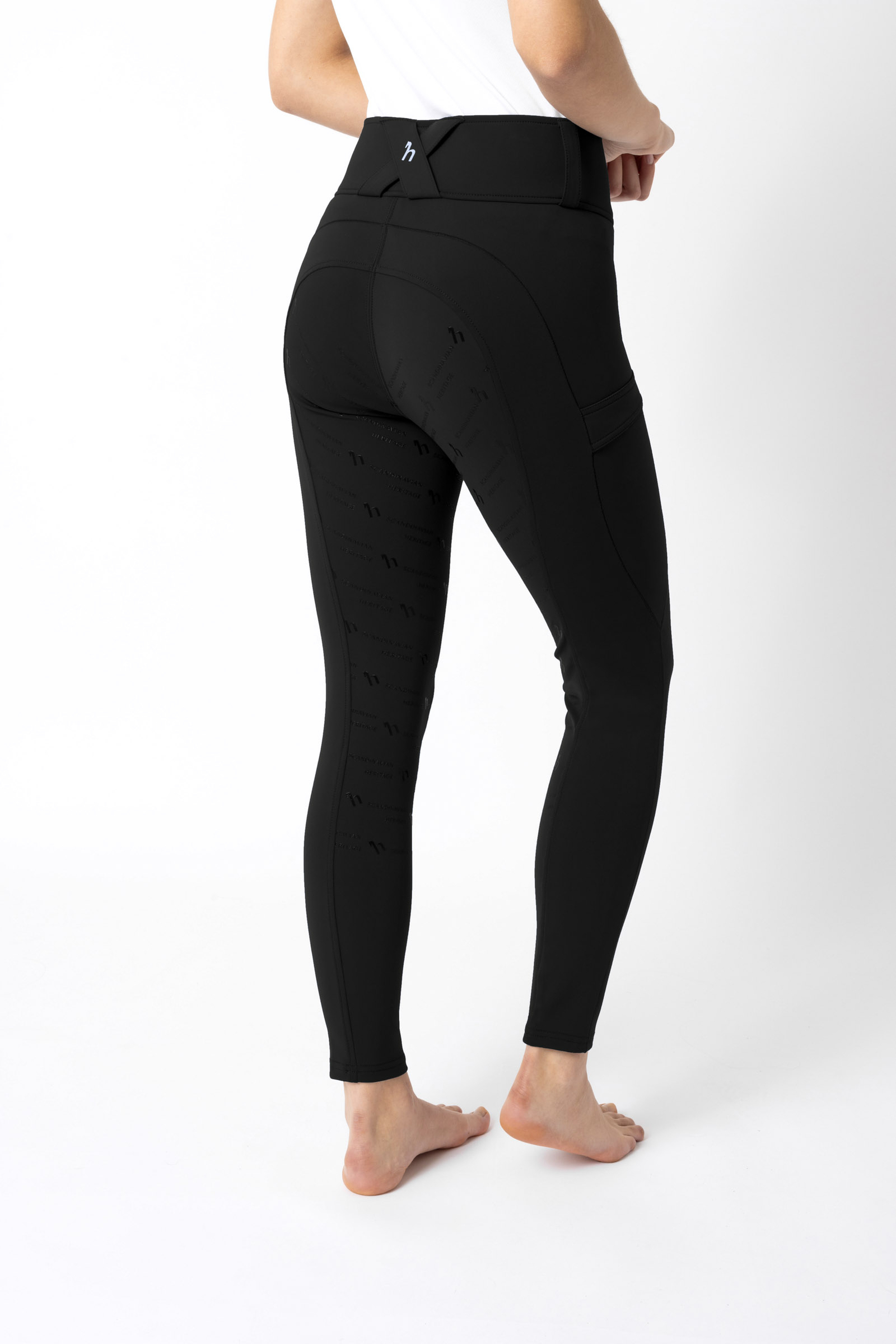 Pantalon d'équitation fond intégral grip fonctionnel Horze Camille, femme