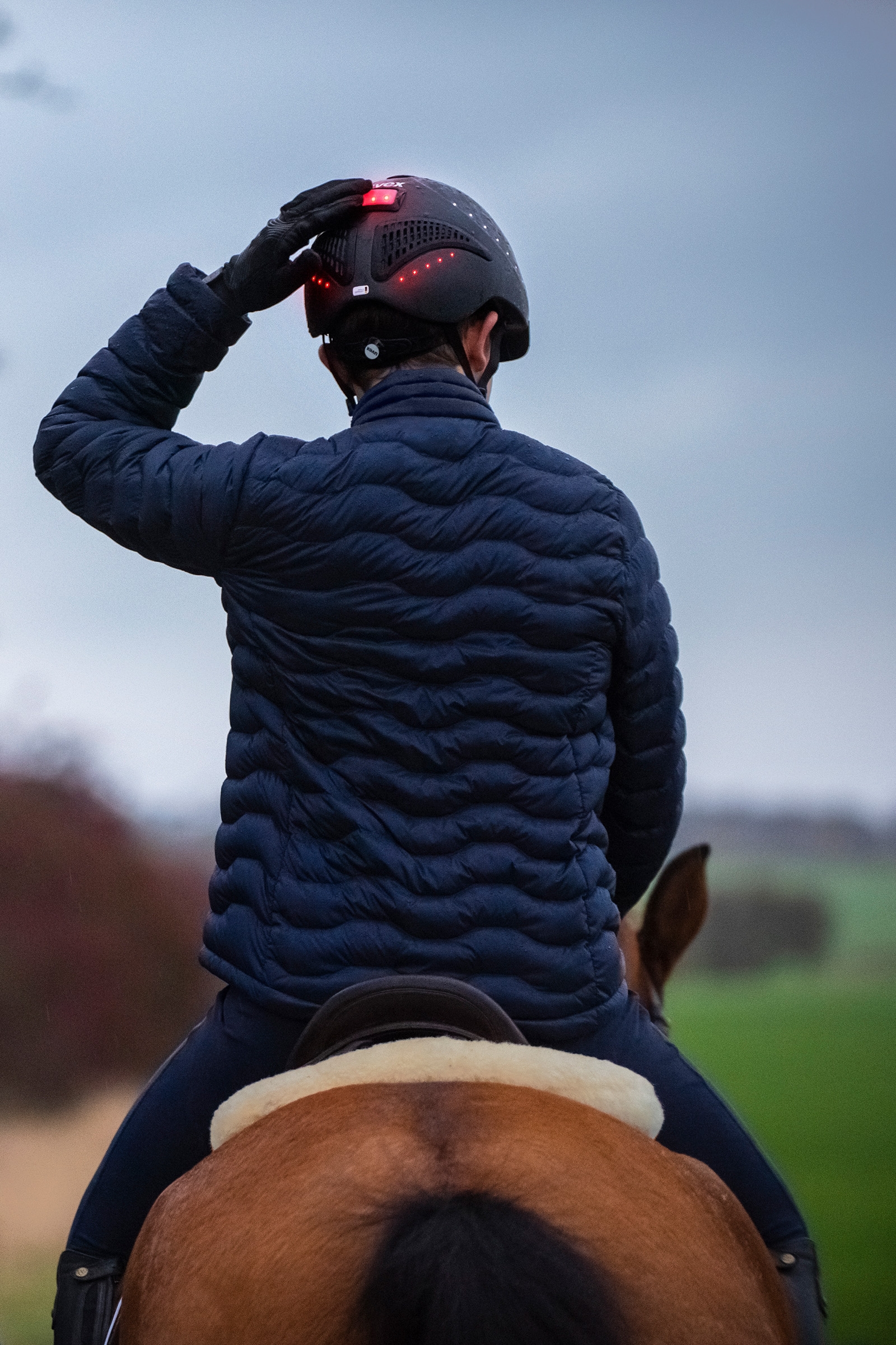 Casque d'équitation Uvex exxential II LED