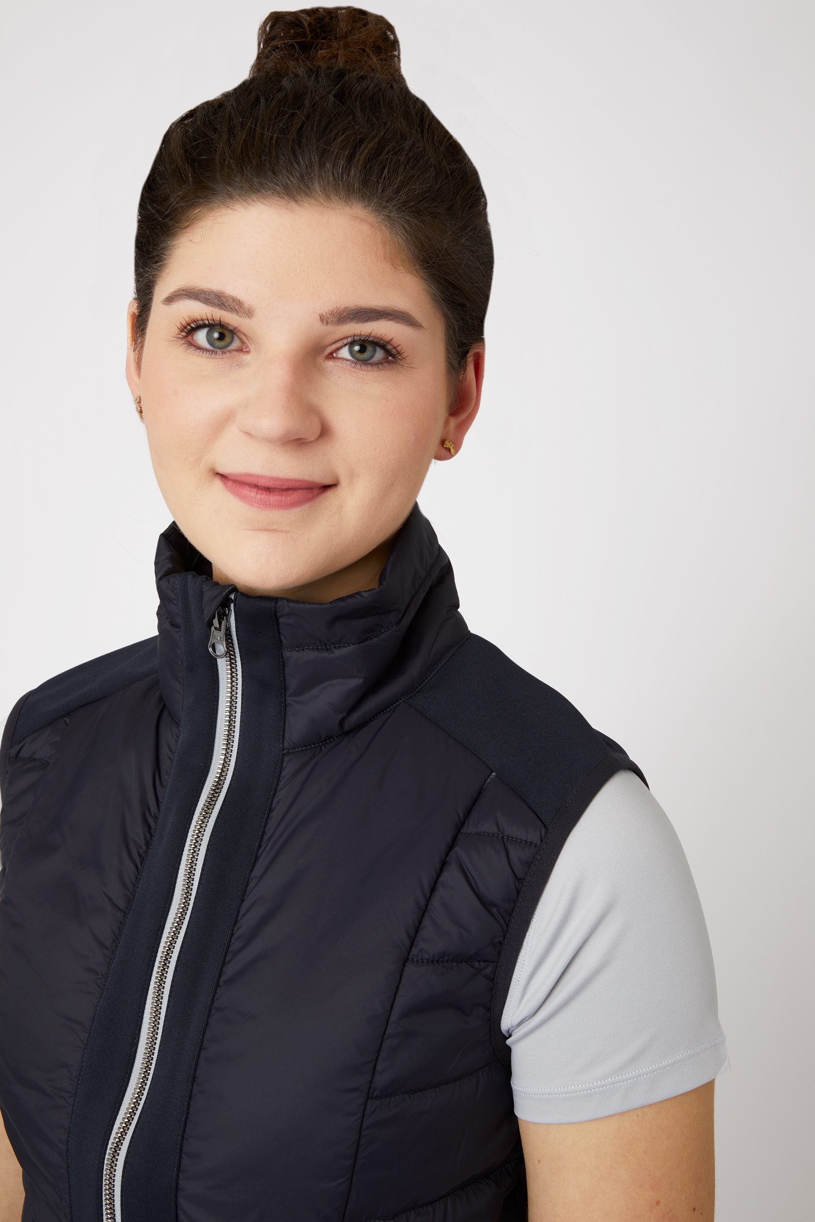 Gilet d'équitation sans manches doudoune Horze Cameron, femme