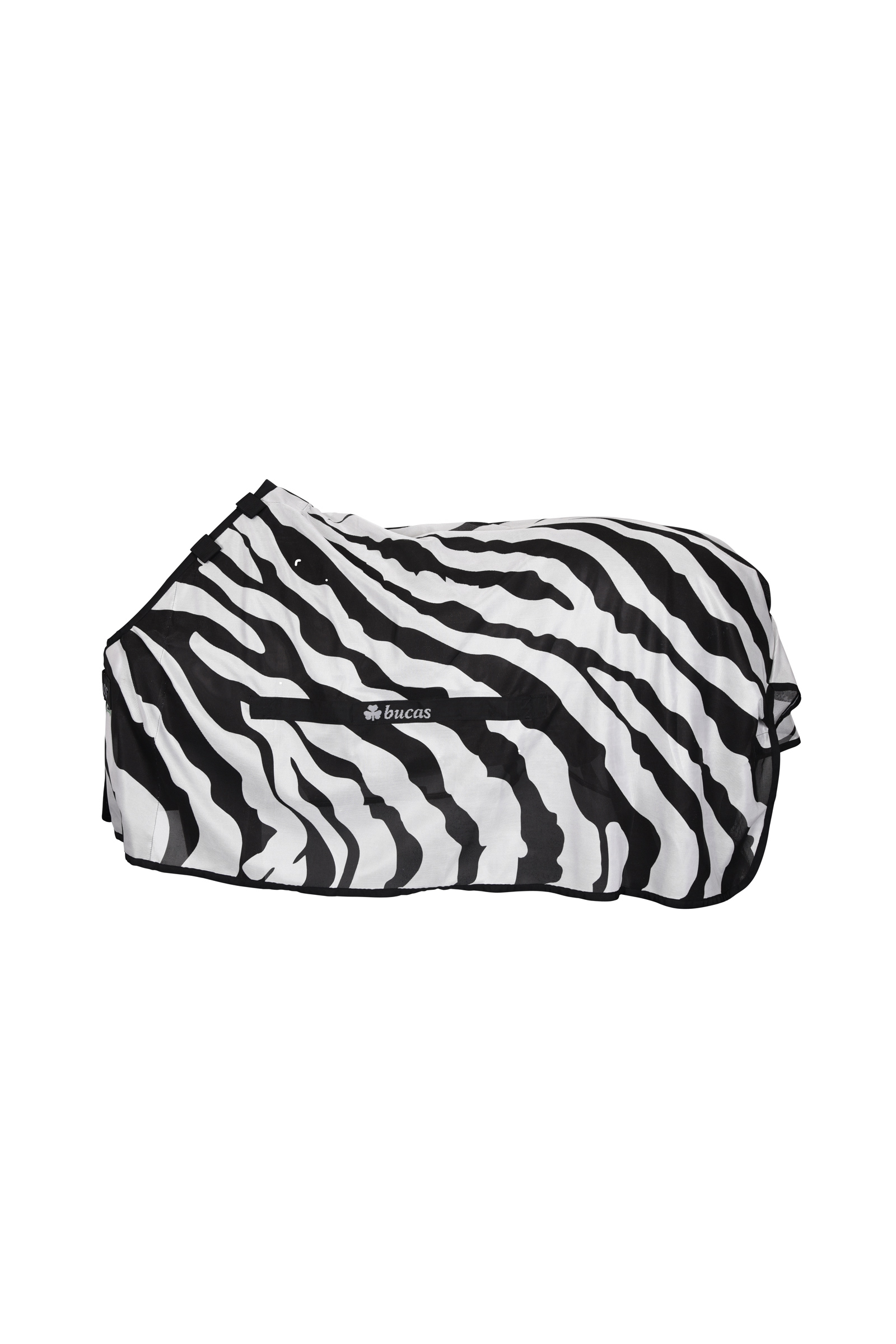 Bucas Buzz-Off Zebra couverture anti-mouches avec couvre-cou amovible