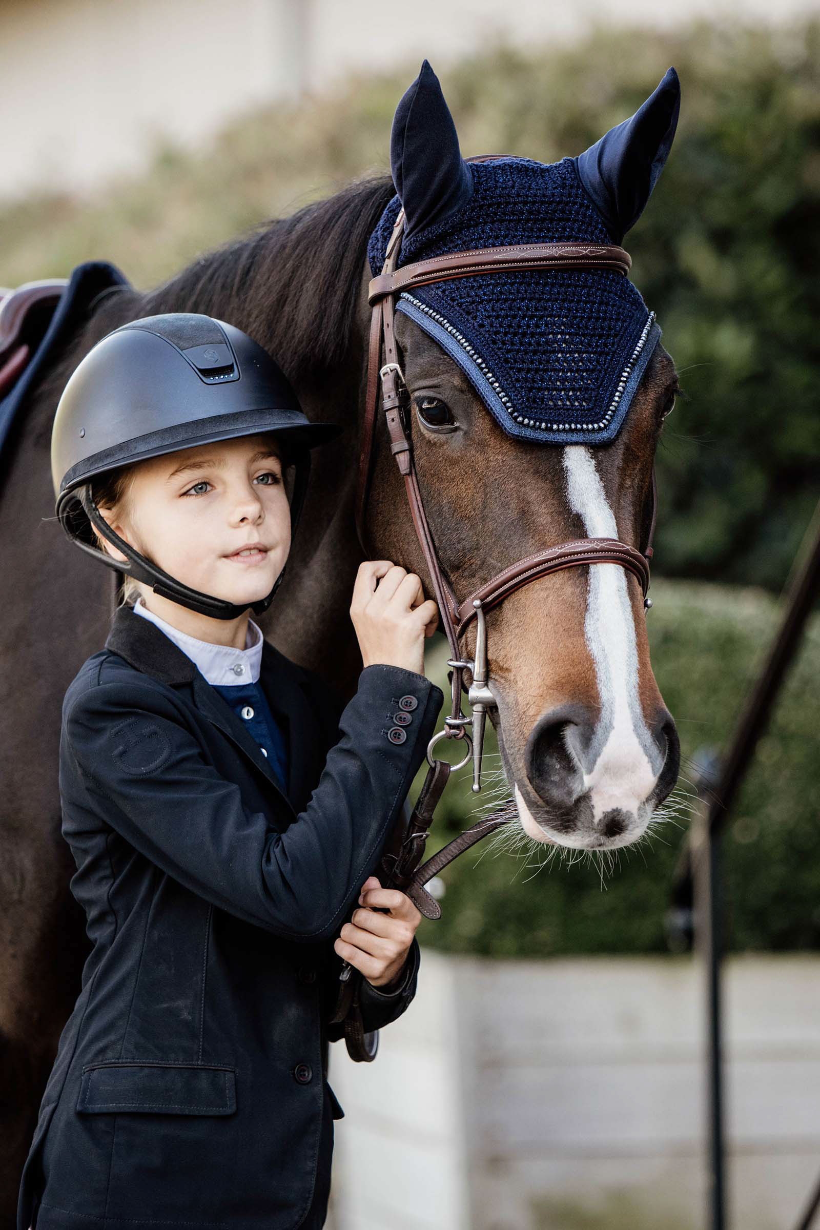 Kentucky Horsewear bonnet anti-mouches Wellington avec paillettes  