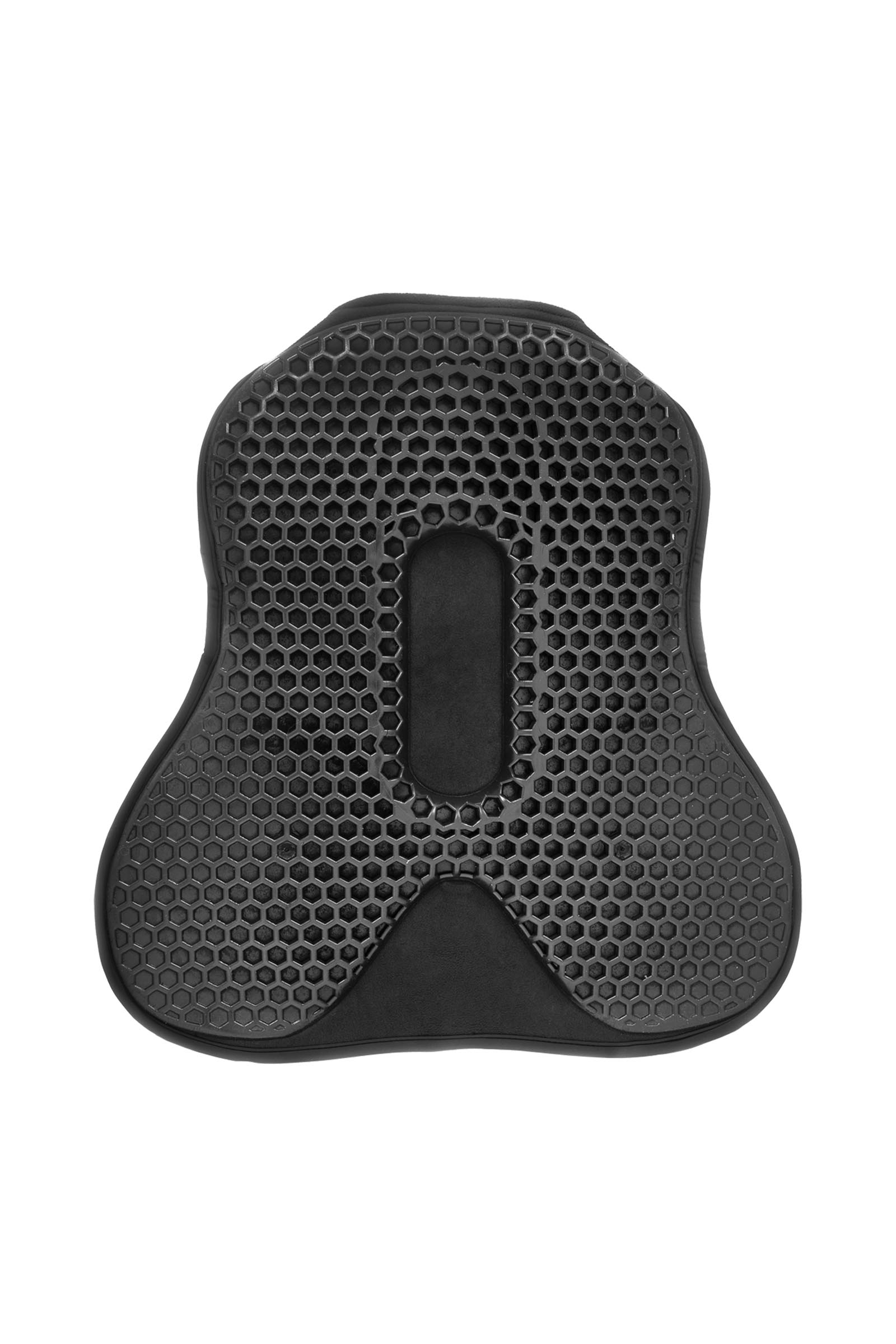 Black Acavallo couvre-si&egrave;ge Ortho pubis obstacle Hexa gel ext&eacute;rieur Dri-Lex, 20 mm  