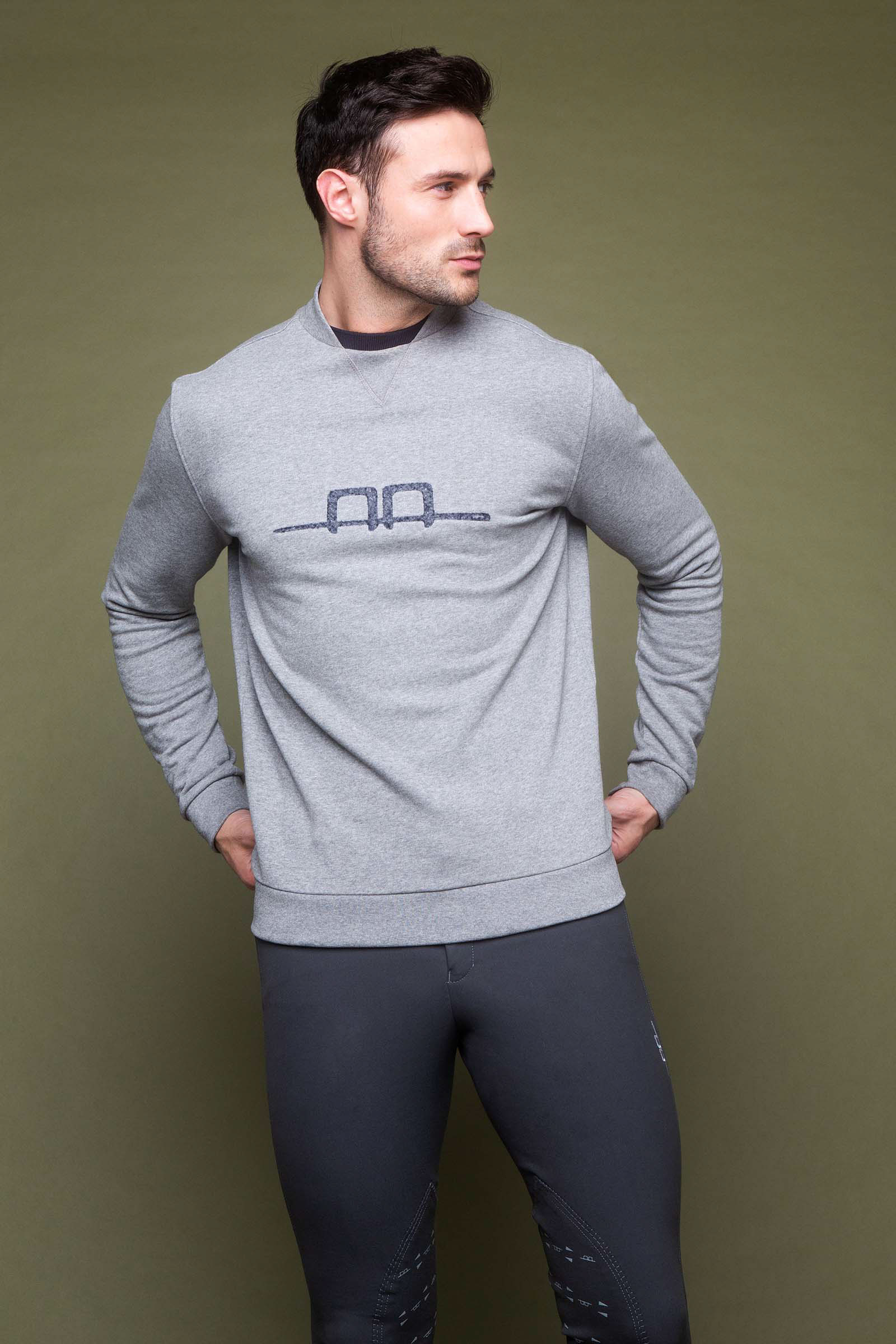 Sweat-shirt mixte en coton AA