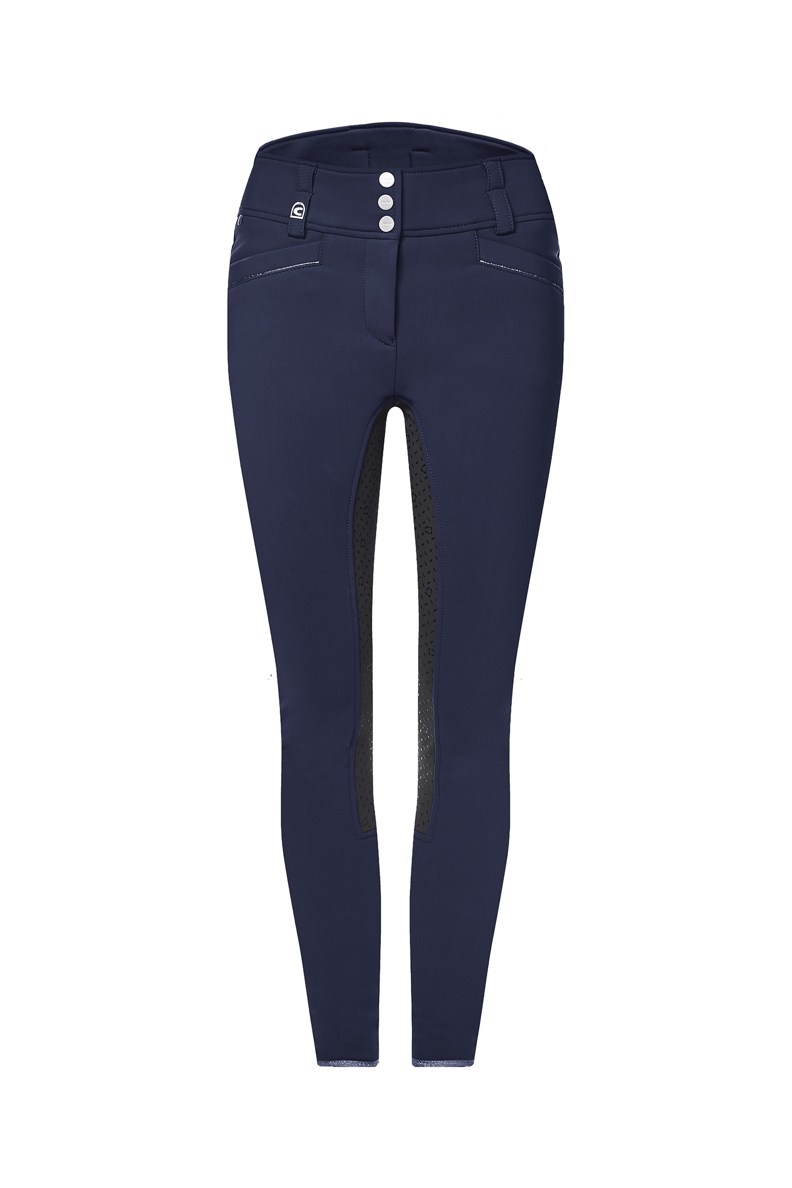 Navy/Dark Grey Cavallo CAVALCIA Grip S Women's Thermal Breeches with Full Seat