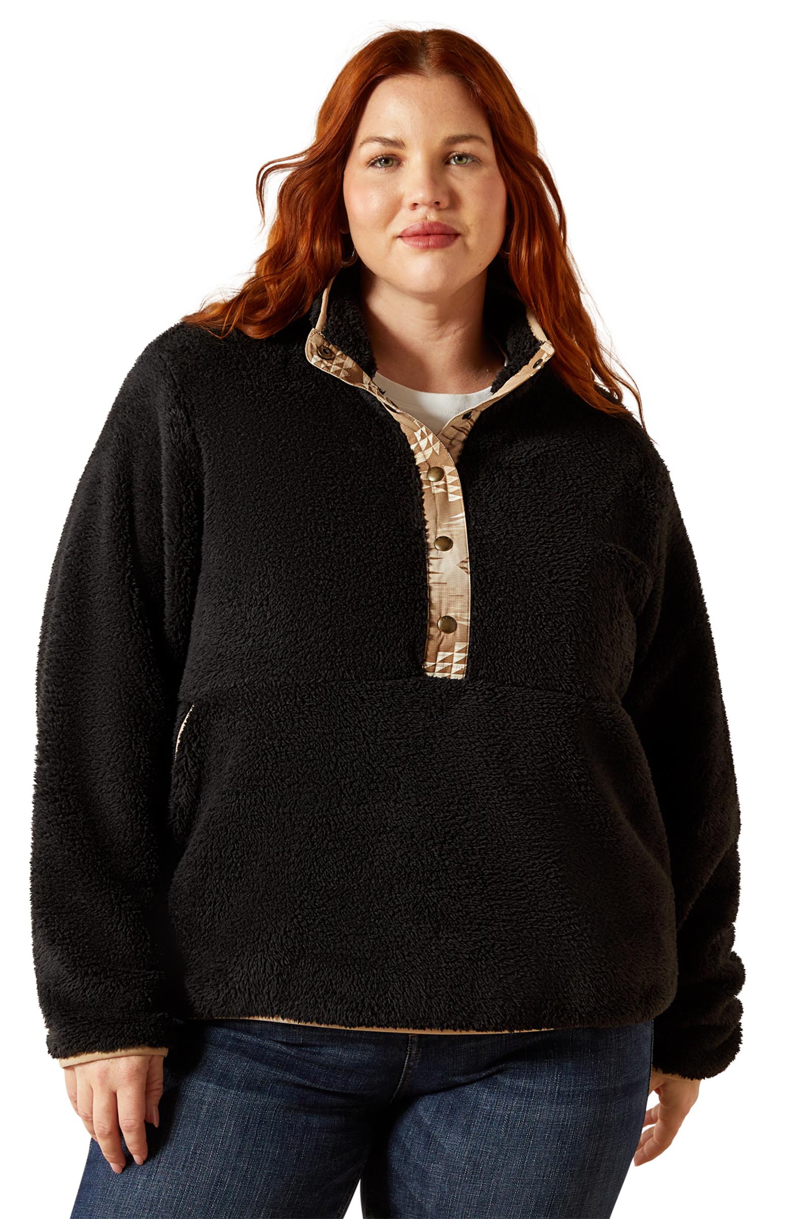 Ariat Berber Snap sweat femme avec patte 1/2