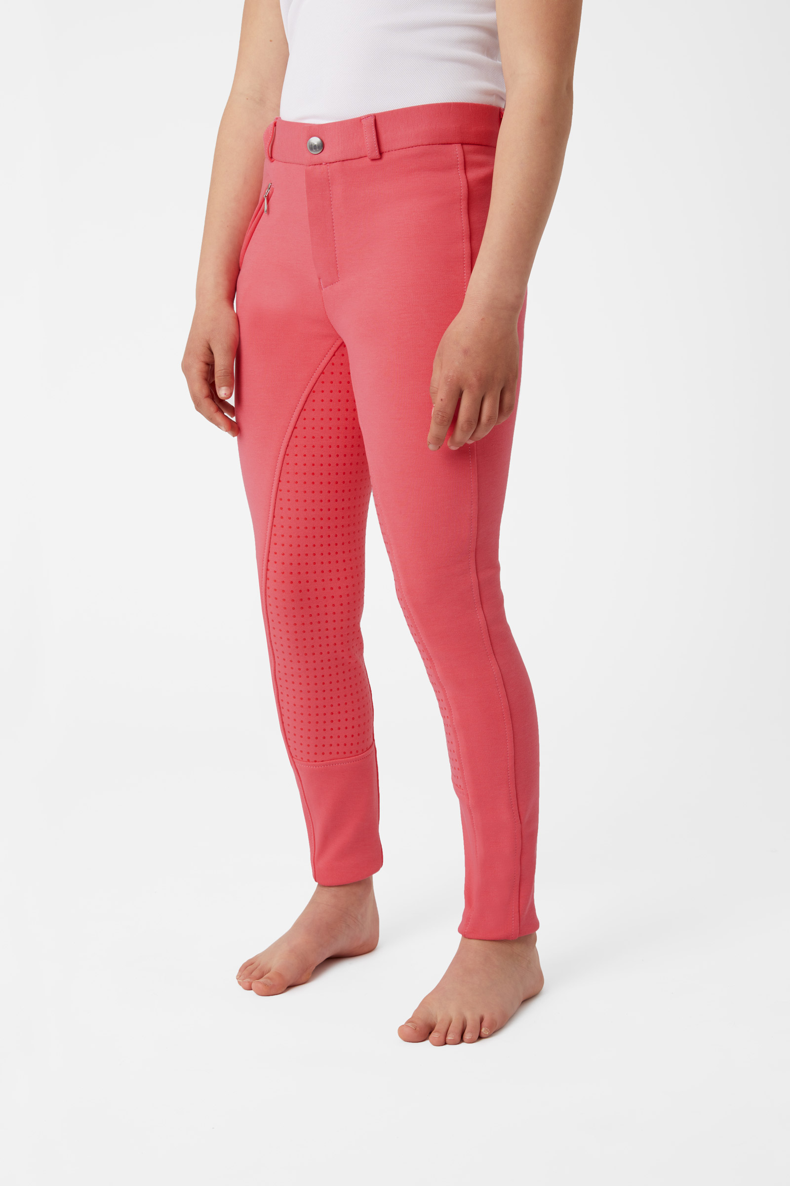 Pantalon d'équitation Horze Active, fond intégral grip silicone, enfant