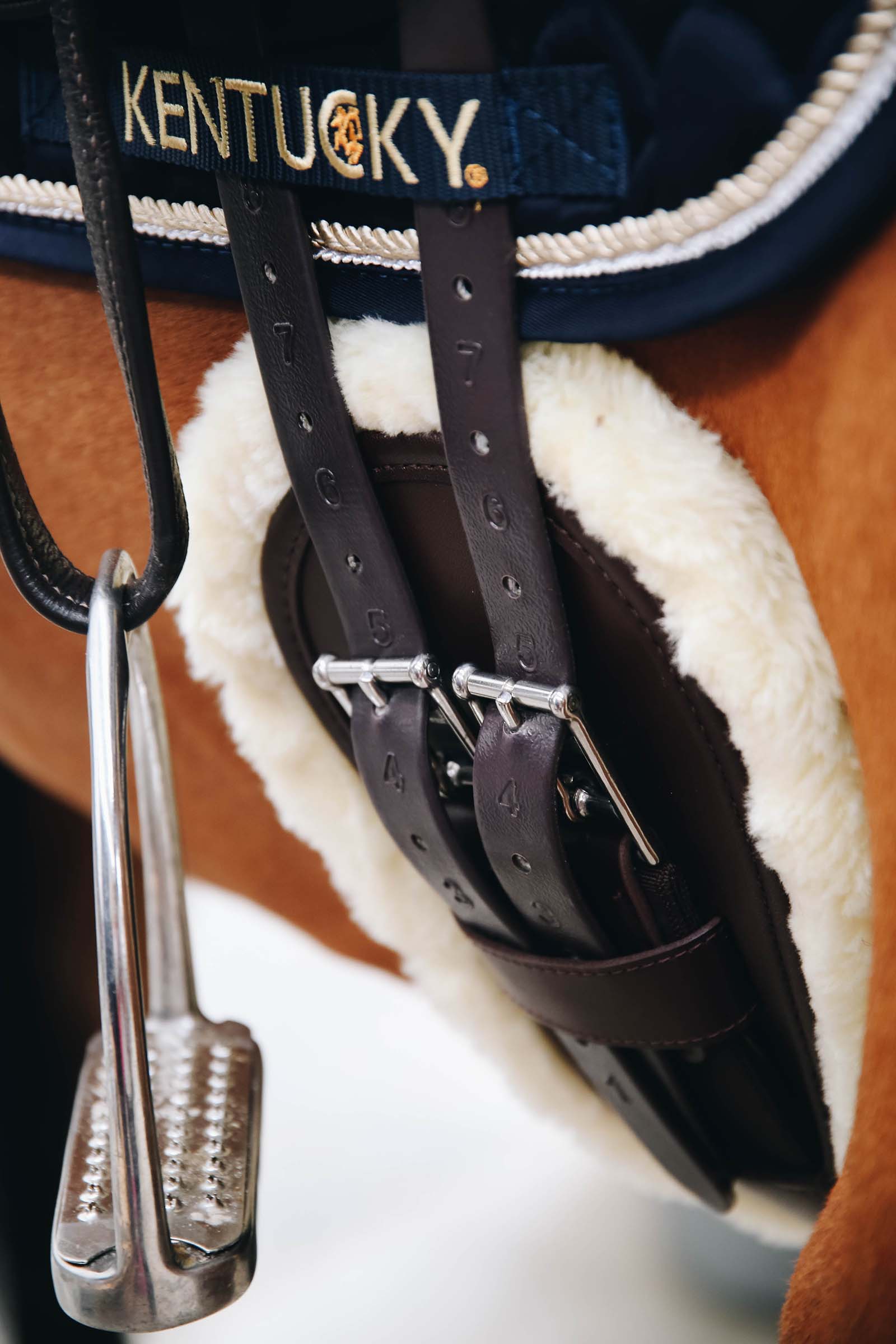 Mouton amovible pour sangle anatomique sheepskin Kentucky Horsewear