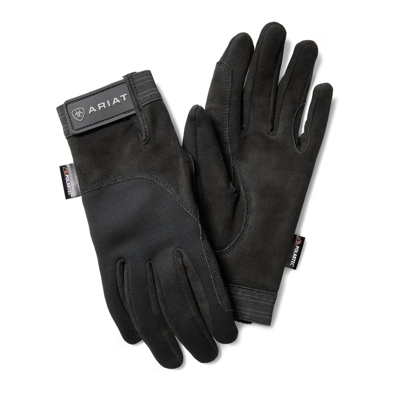 Black Ariat Insulated Tek Grip Gants d&rsquo;&eacute;quitation isol&eacute;s