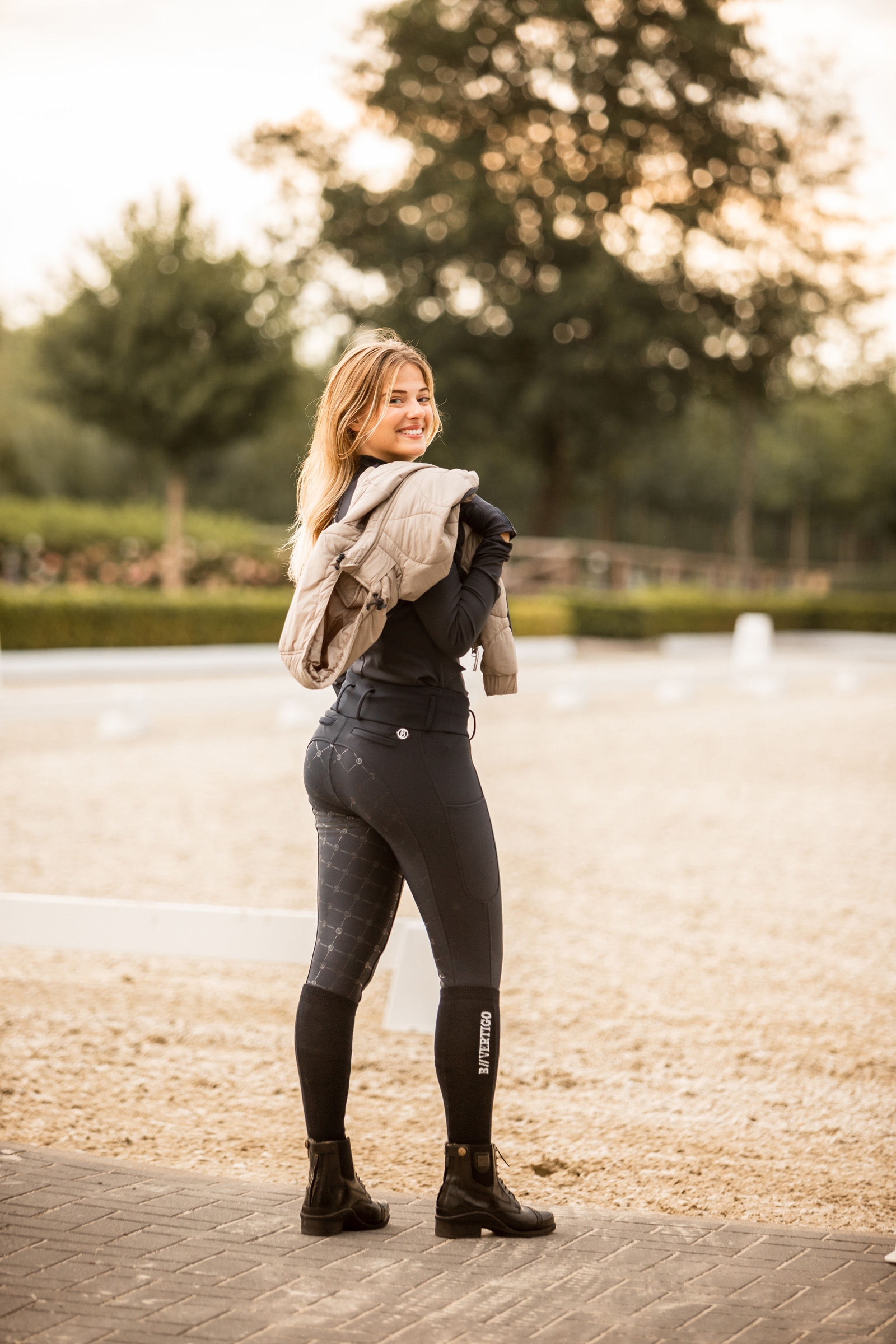 Chaussettes d'équitation B Vertigo Béryl Laine Bambou