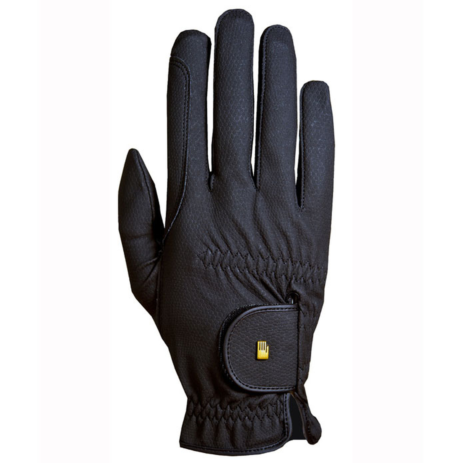 Black Gants de cavalier hiver Roeck-Grip Junior
