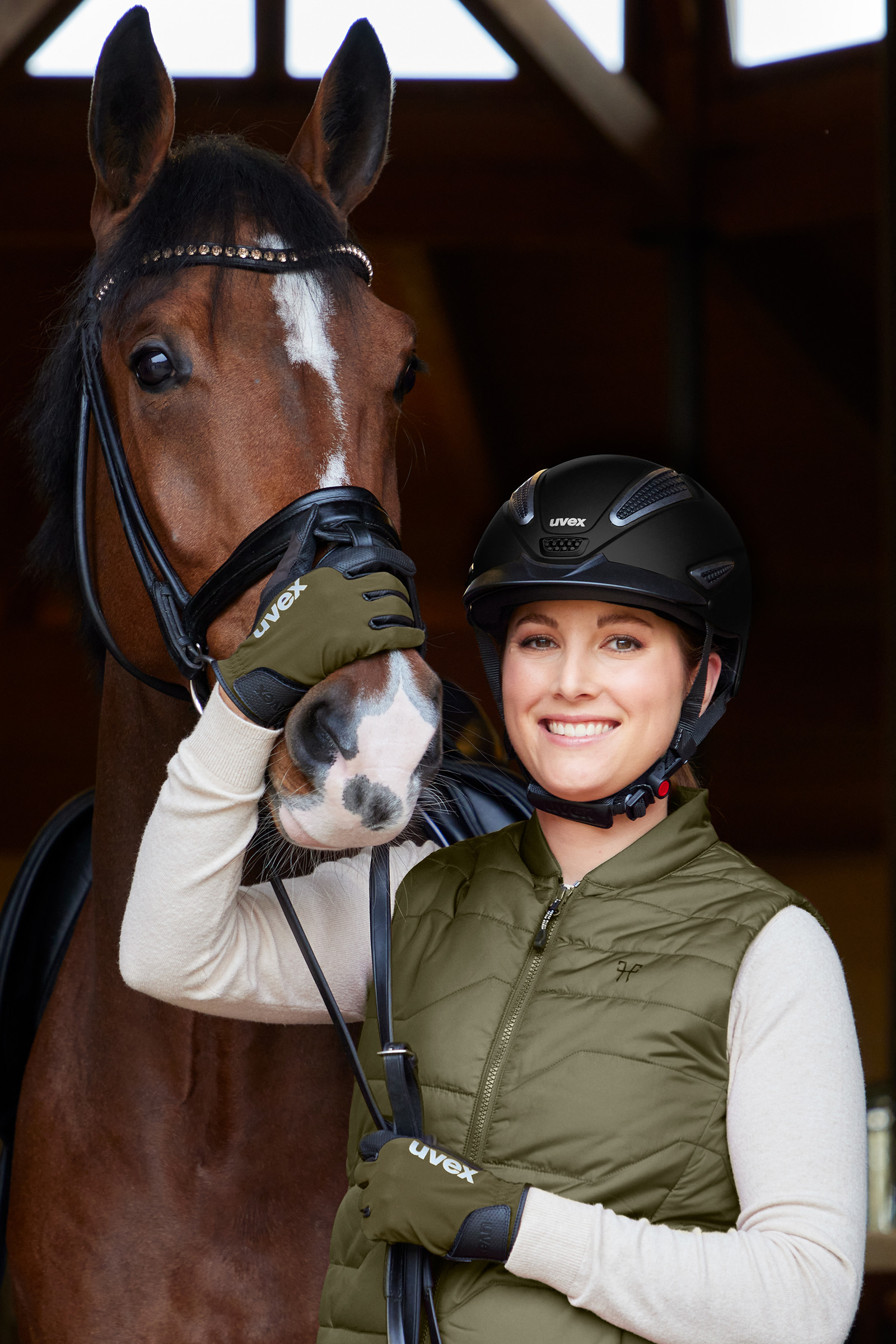 Gants d'&eacute;quitation Uvex Vida Planet