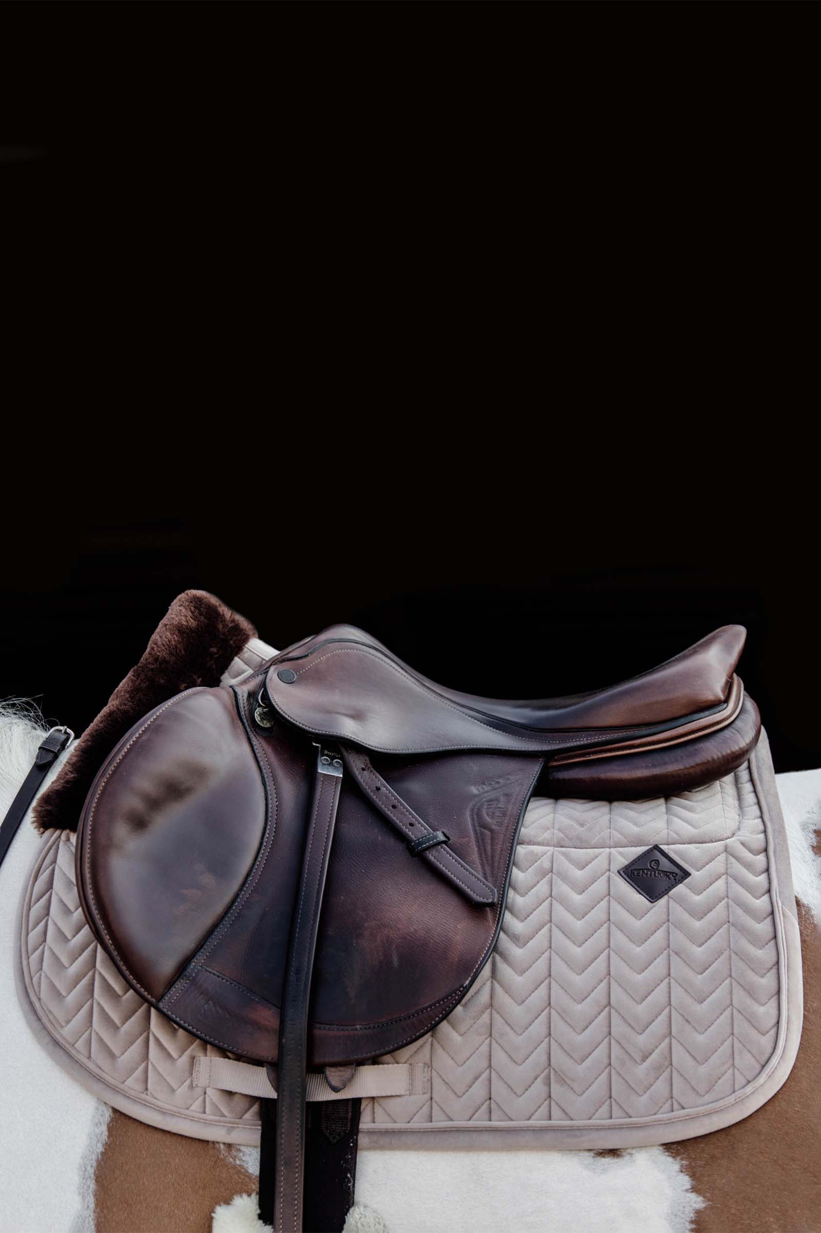 kentucky Horsewear Velvet Skin Friendly tapis de selle format obstacle