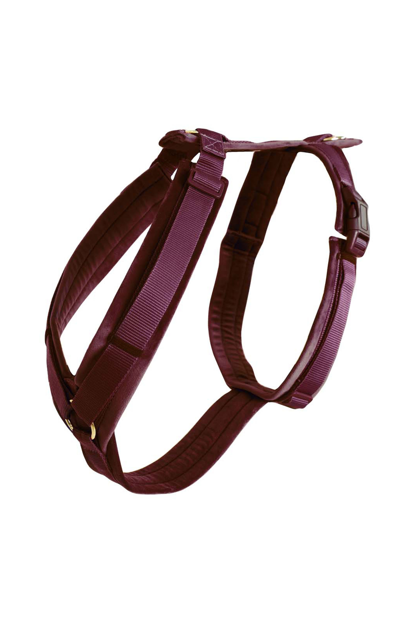 Dark Red Kentucky Dogwear Active Velvet Harnais 