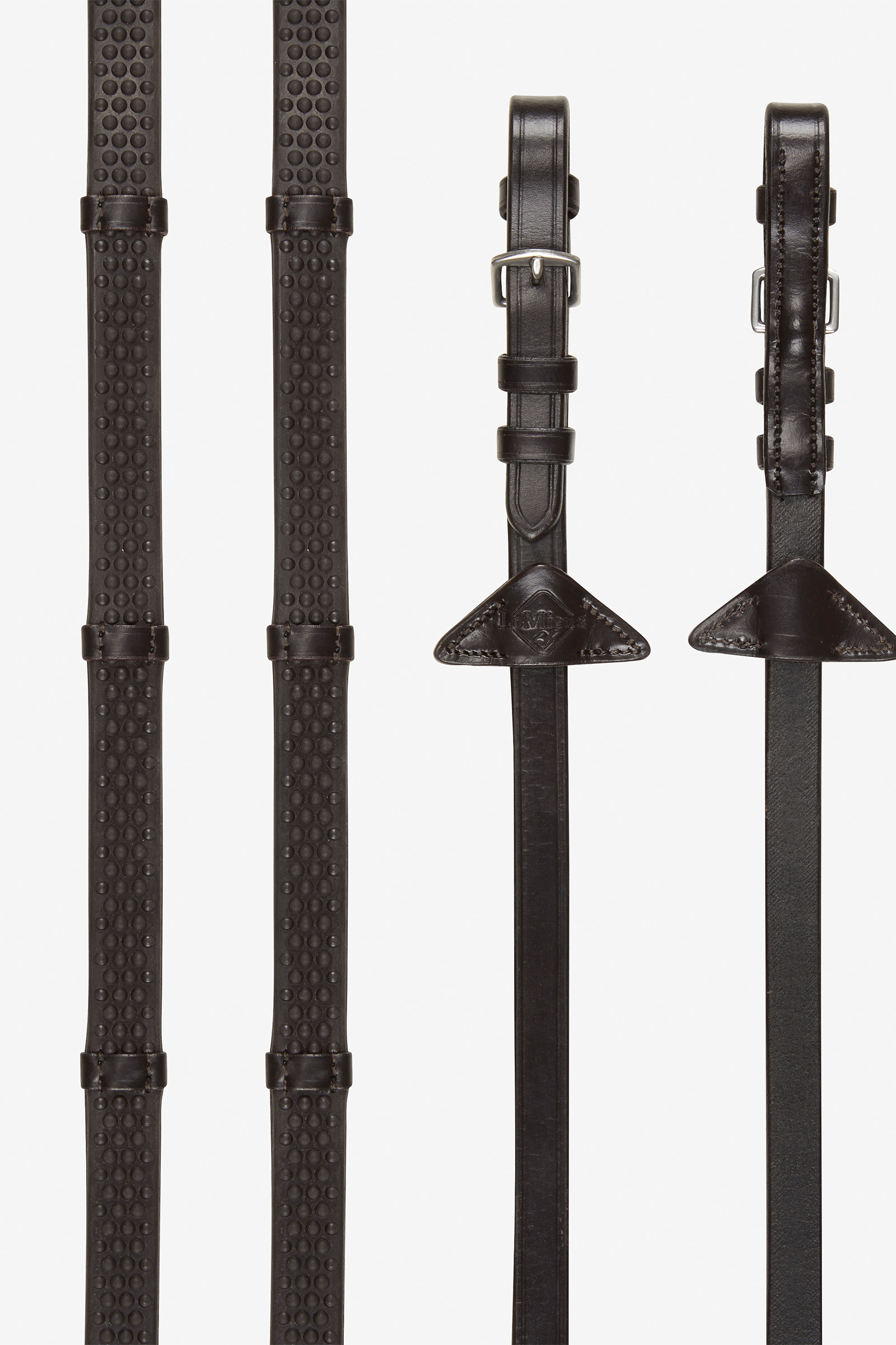 R&ecirc;nes en caoutchouc souple LeMieux avec stoppeurs