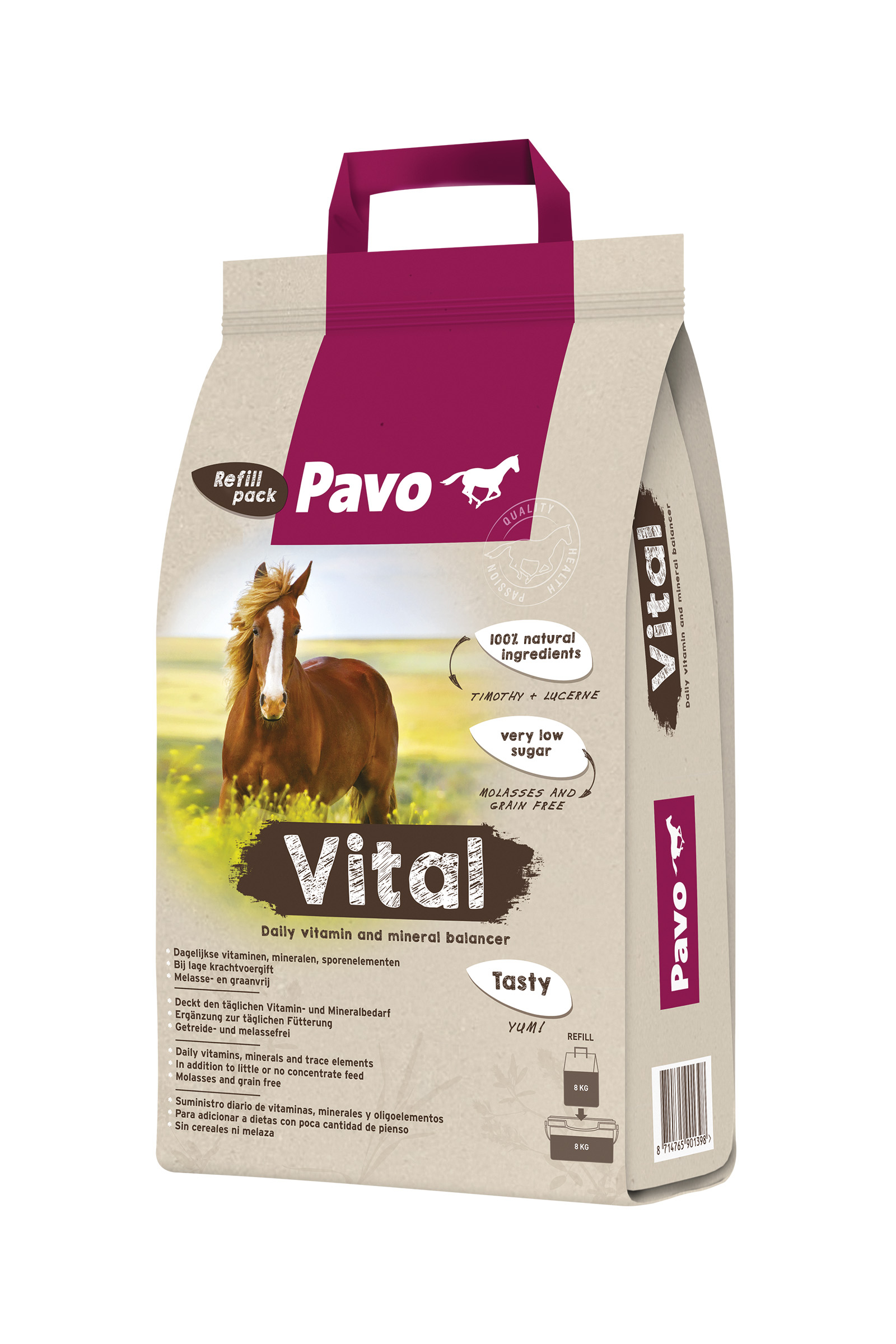 Recharge de Pavo Vital 8 kg
