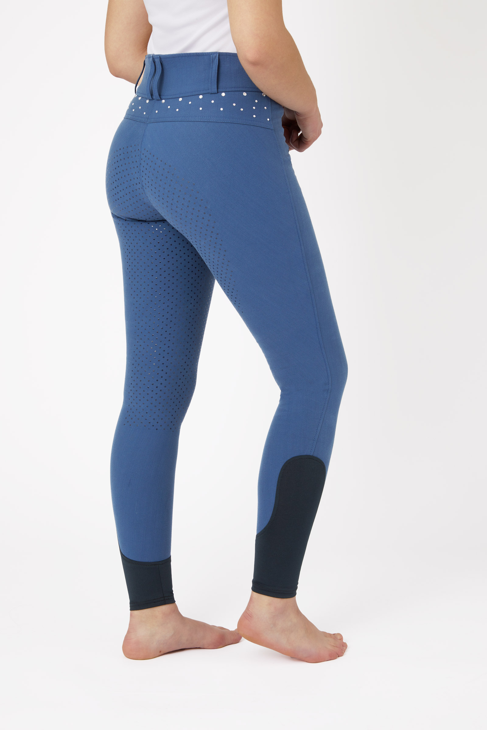 Pantalon d'équitation taille haute avec cristaux Horze, femme