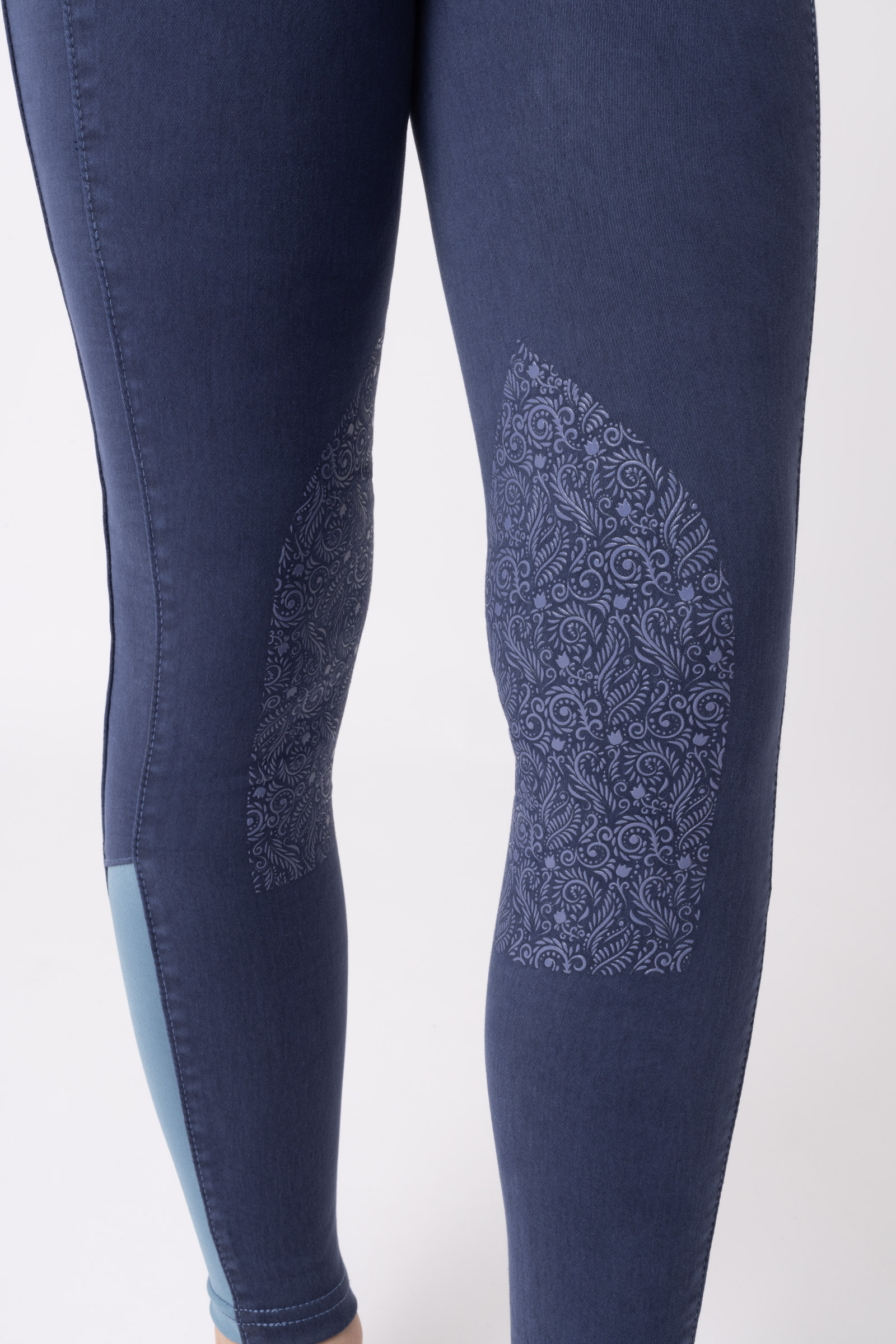 Horze Suki Pantalon d'&eacute;quitation basanes genoux grip, enfant