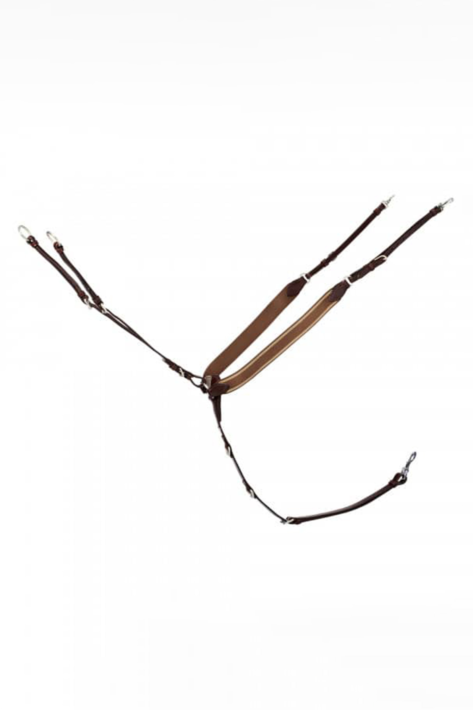 Antique Brown/Silver Collier de chasse Schockemöhle Sports Pro Jump Plus, collier de chasse BASIC