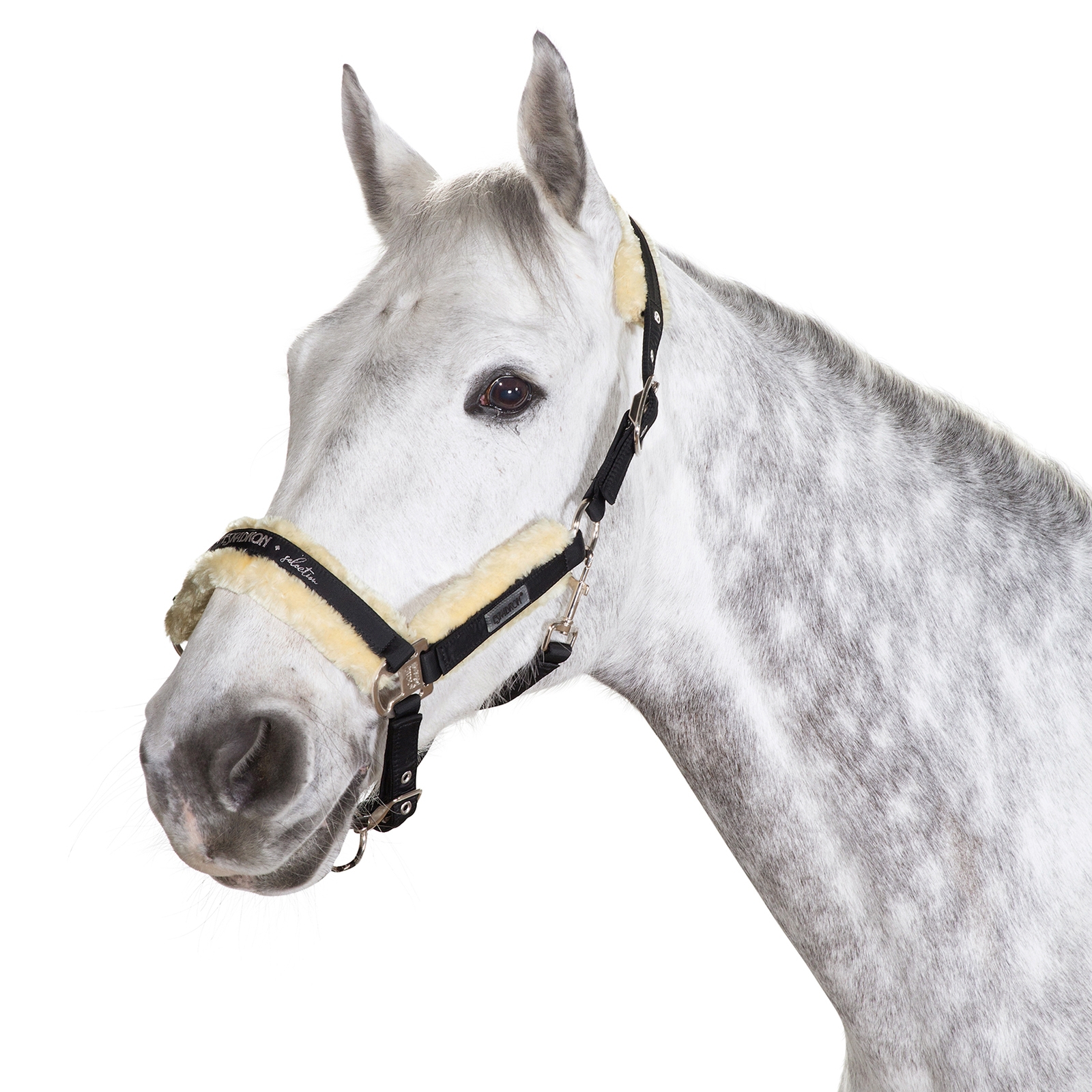 Licol fausse fourrure Eskadron avec boucle à ardillon