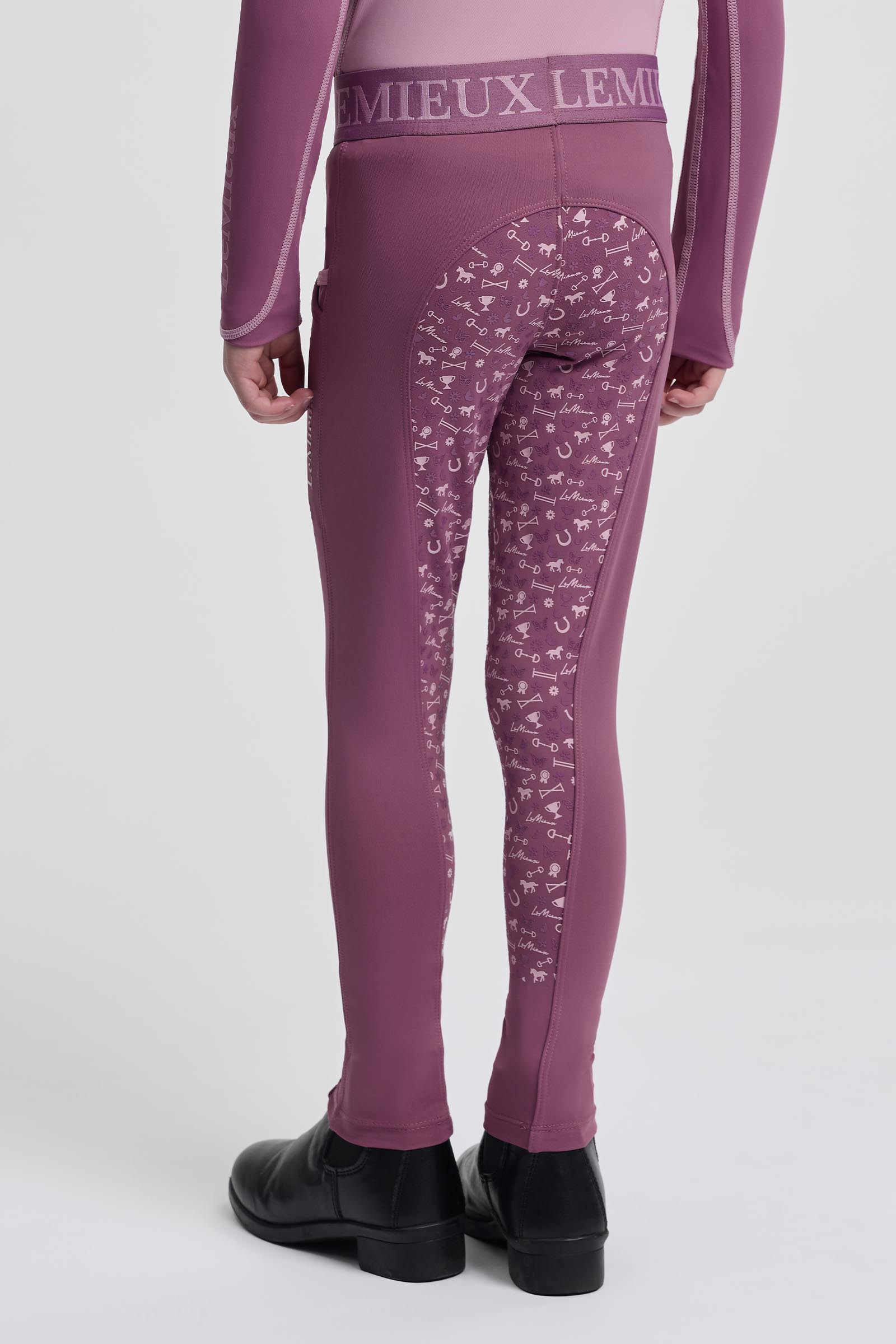 Mallow LeMieux mini pantalon d&rsquo;&eacute;quitation enfant &agrave; enfiler