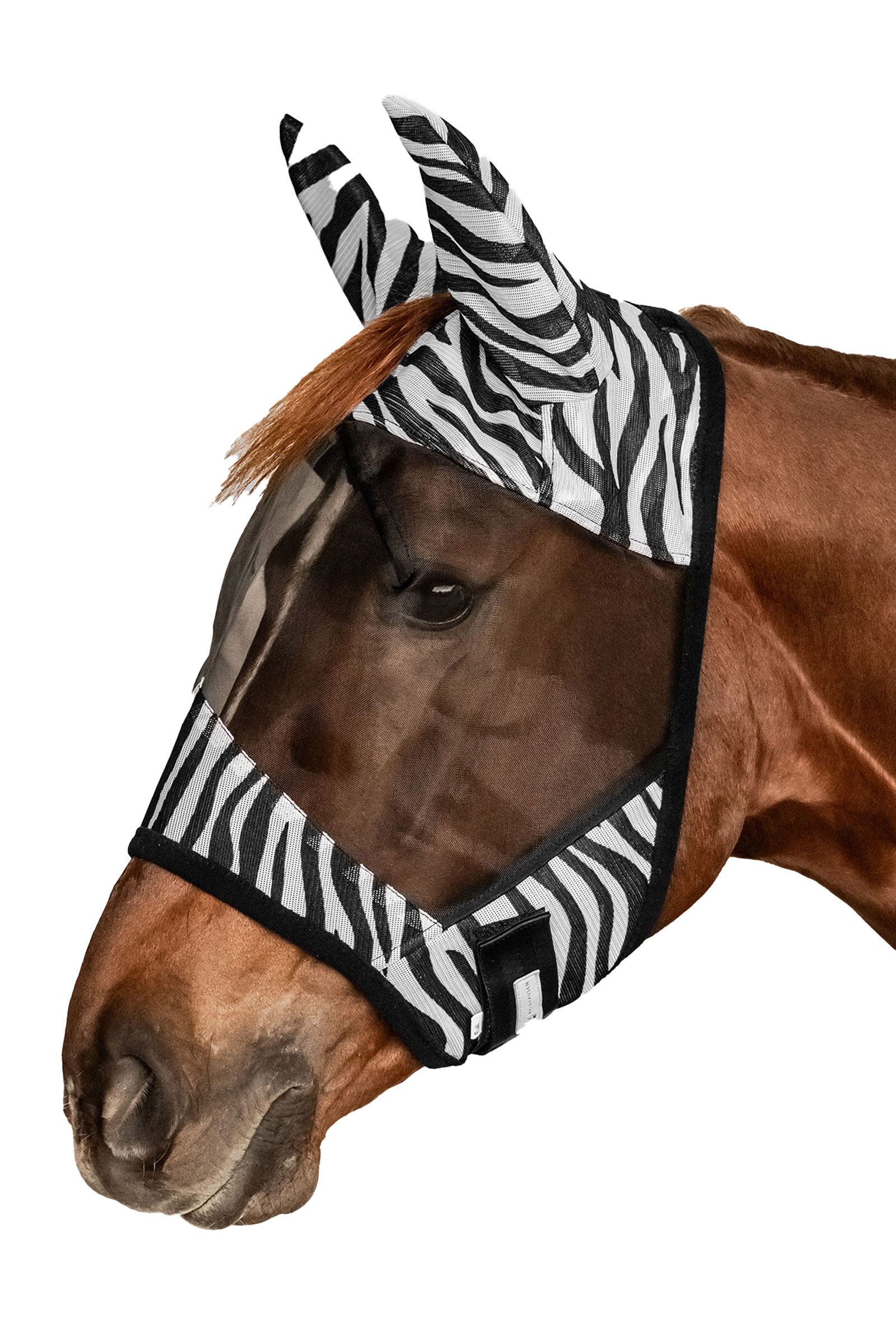 Waldhausen Zebra masque anti-mouches avec protection UV