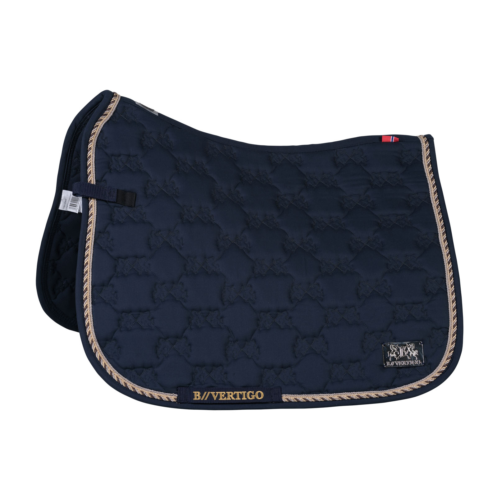 Dark Navy Tapis de selle de dressage B Vertigo Monaco
